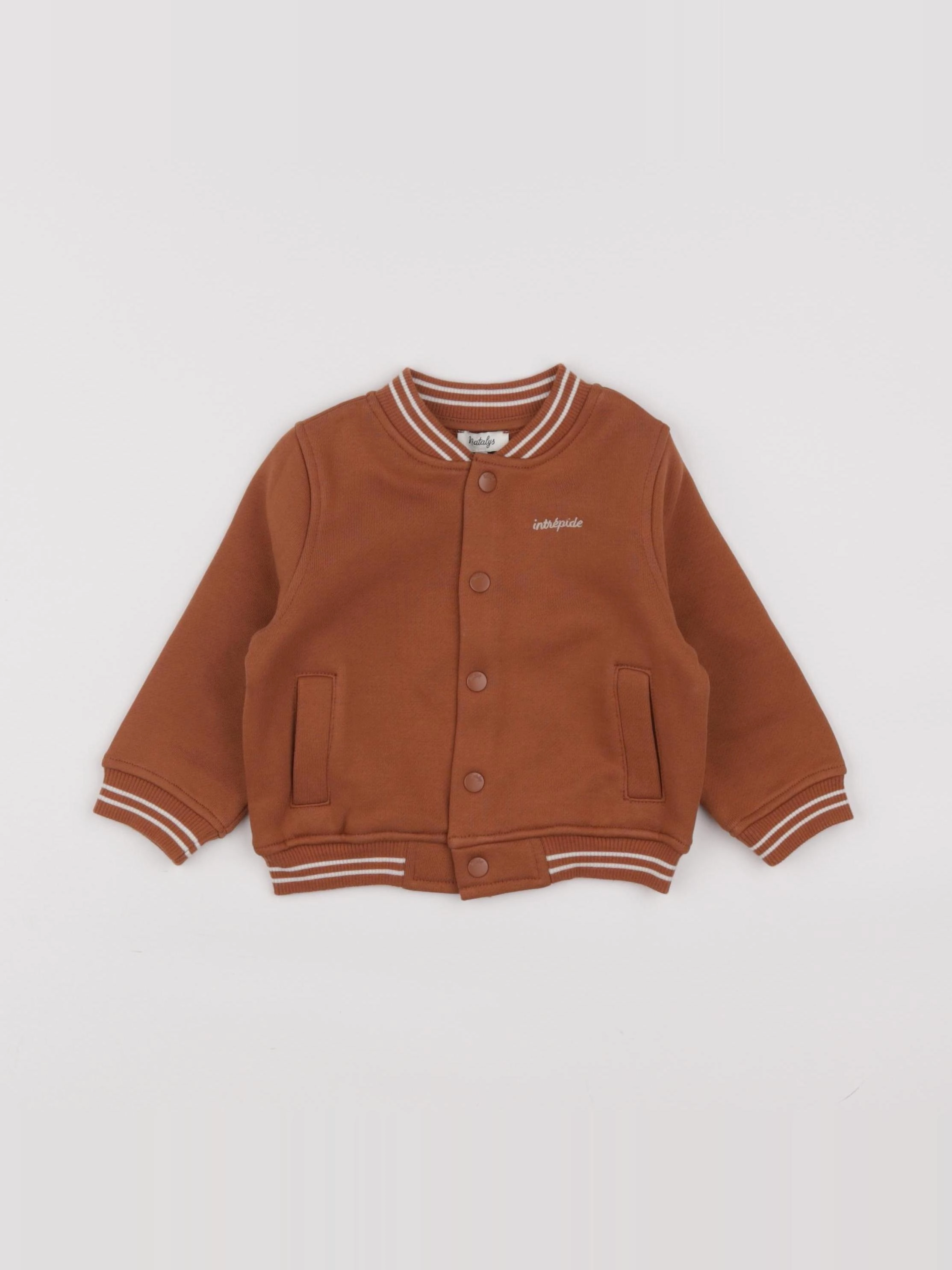 Natalys - sweat marron - 6 mois