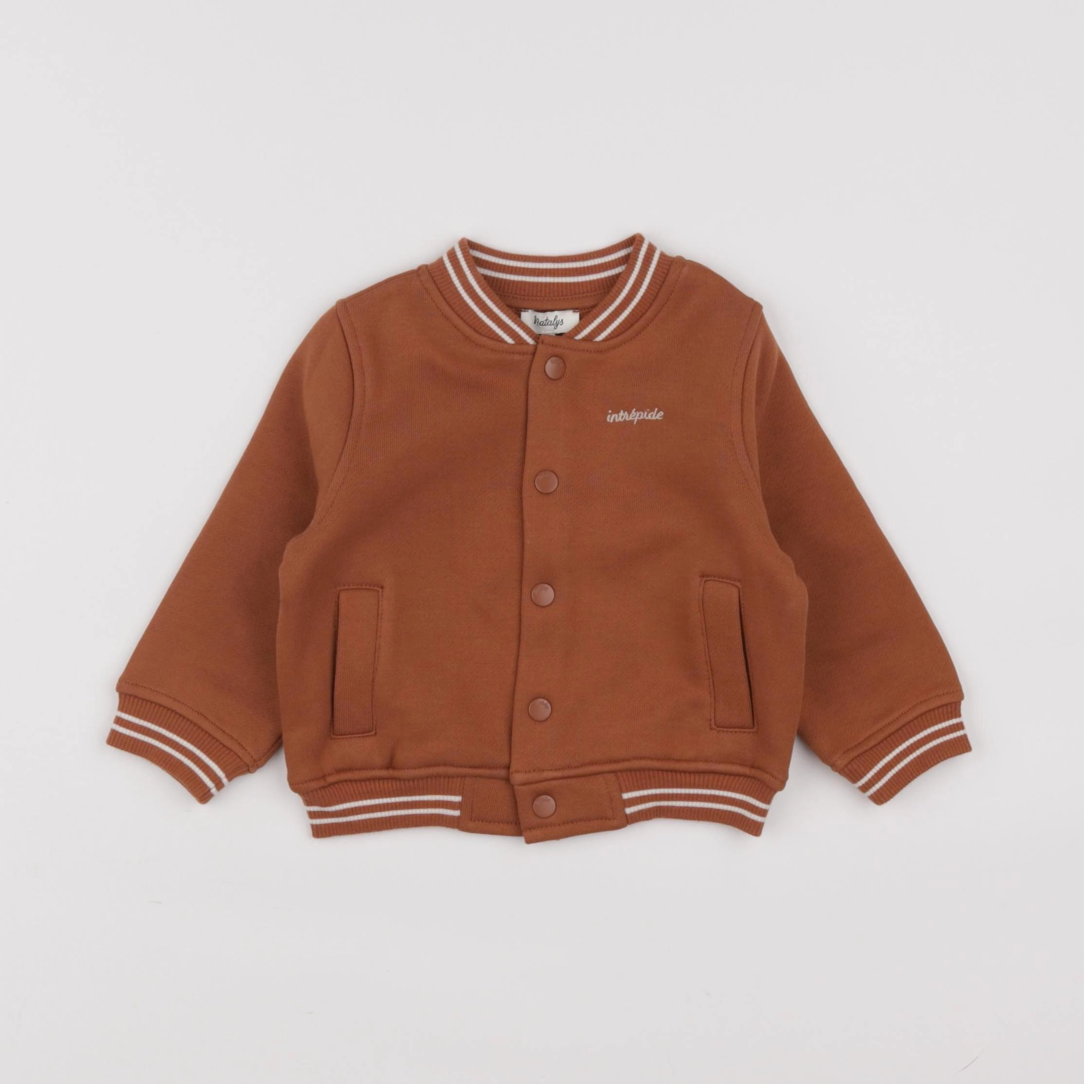 Natalys - sweat marron - 6 mois