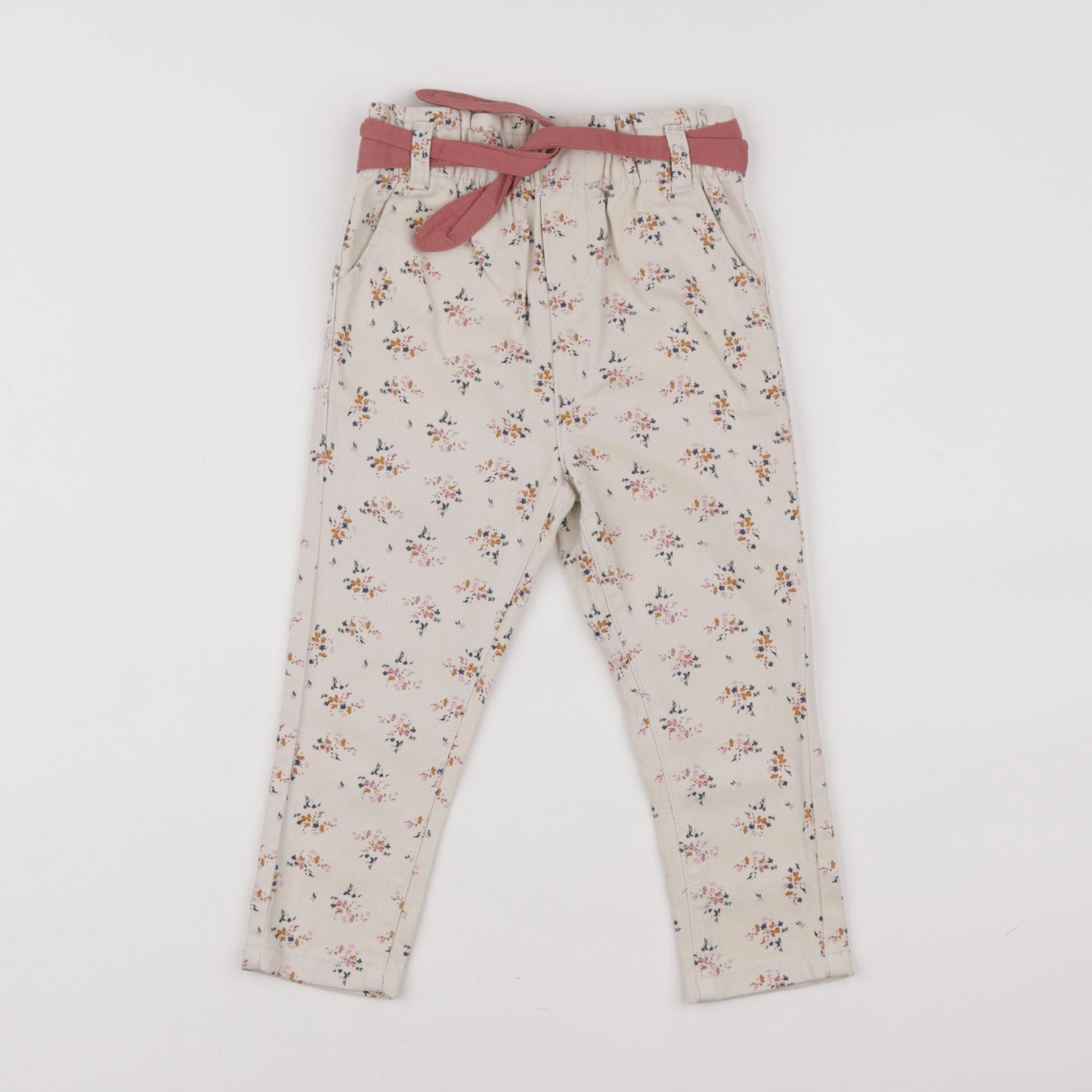 Vertbaudet - jean beige - 24 mois