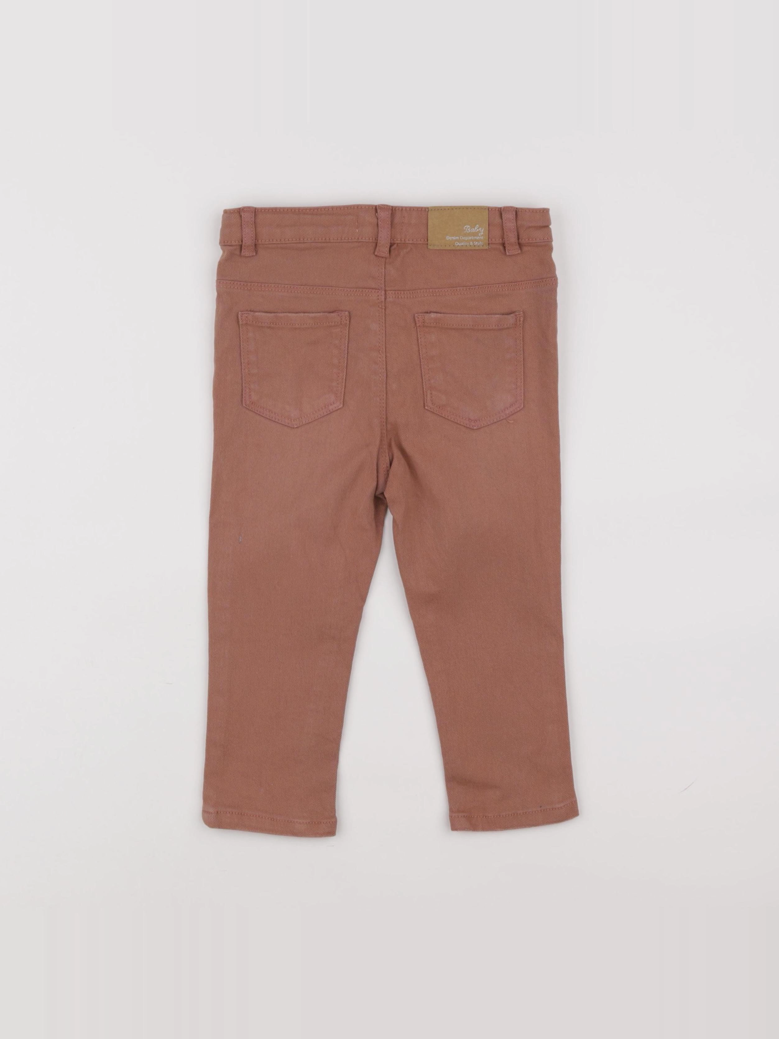 Vertbaudet - jean marron - 24 mois