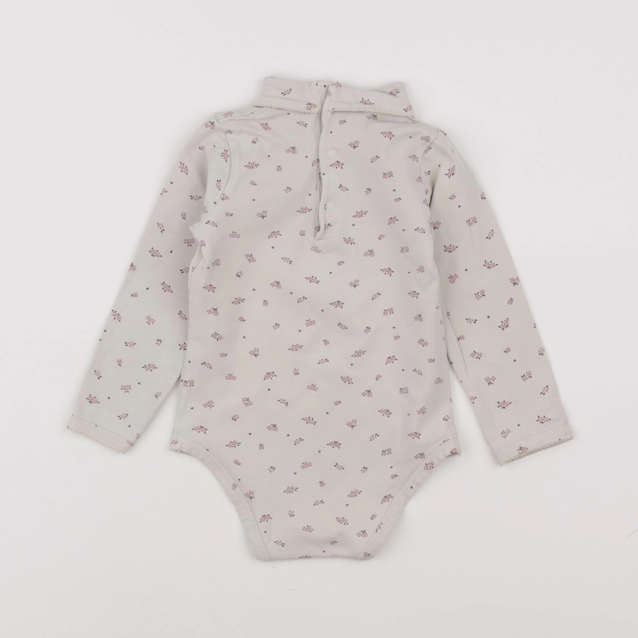 Vertbaudet - body à col beige - 18 mois à 2 ans
