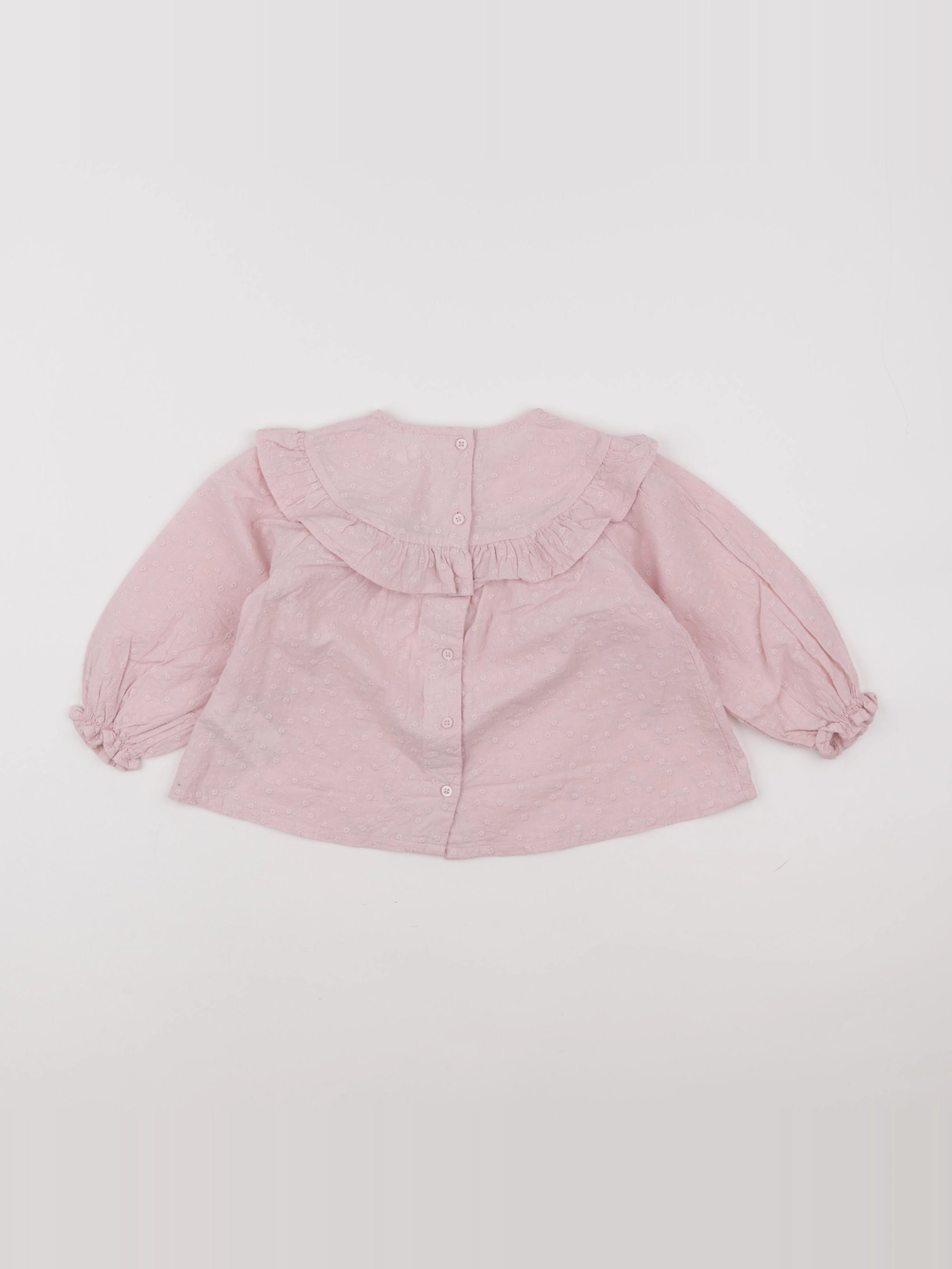Vertbaudet - blouse rose - 24 mois