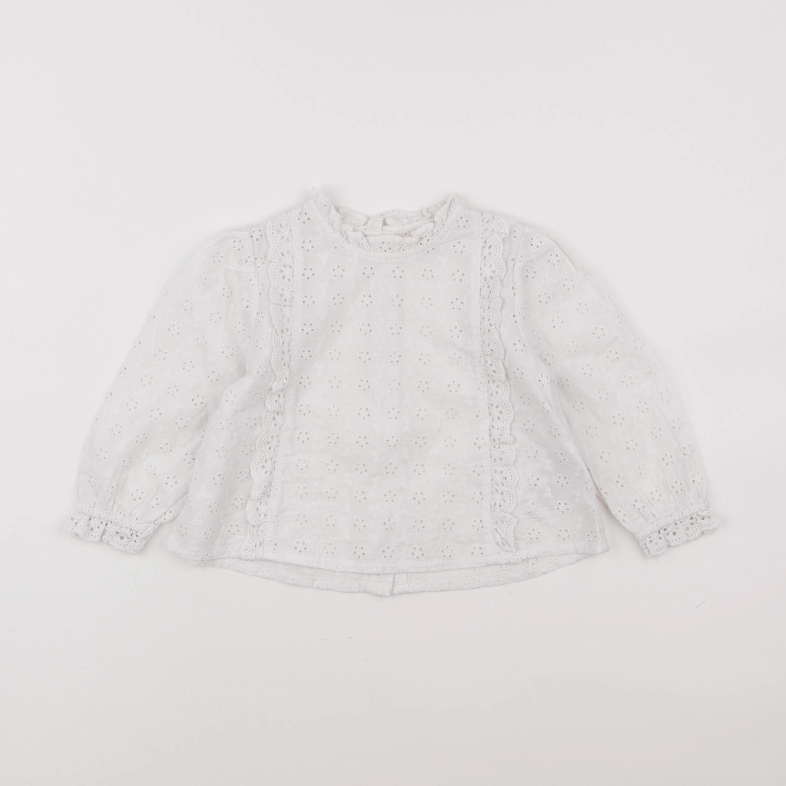 Vertbaudet - blouse blanc - 24 mois