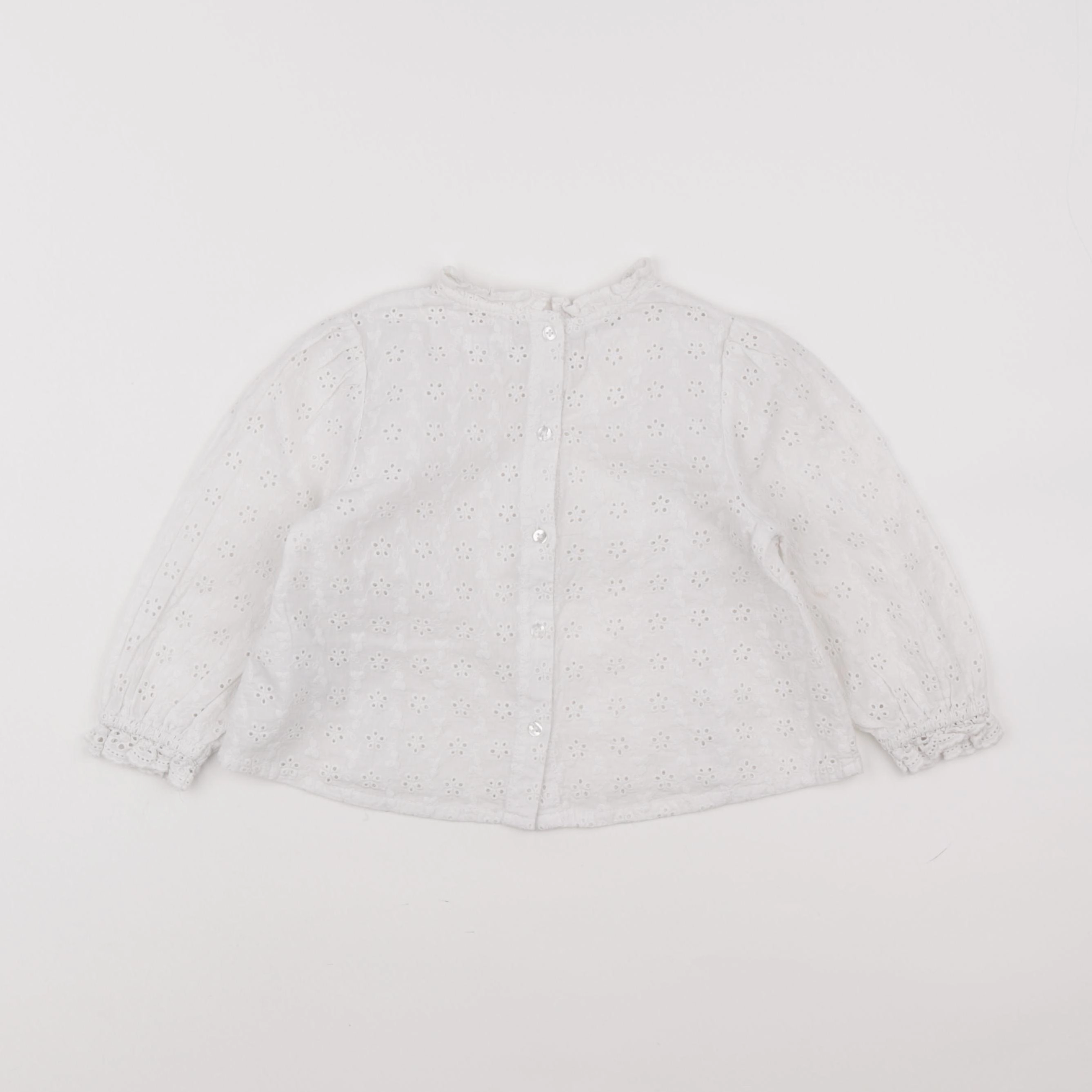 Vertbaudet - blouse blanc - 24 mois