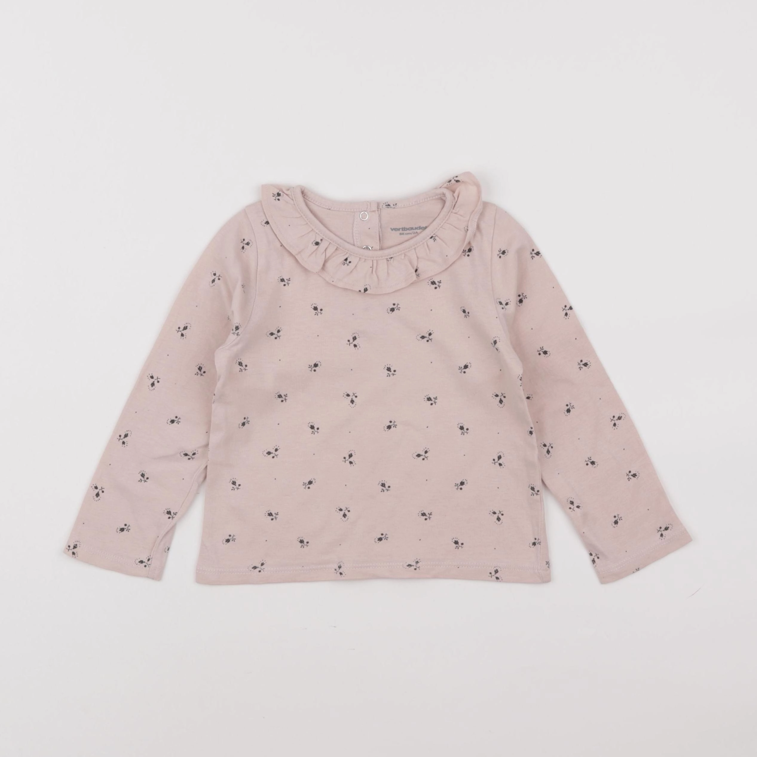 Vertbaudet - tee-shirt rose - 18 mois à 2 ans