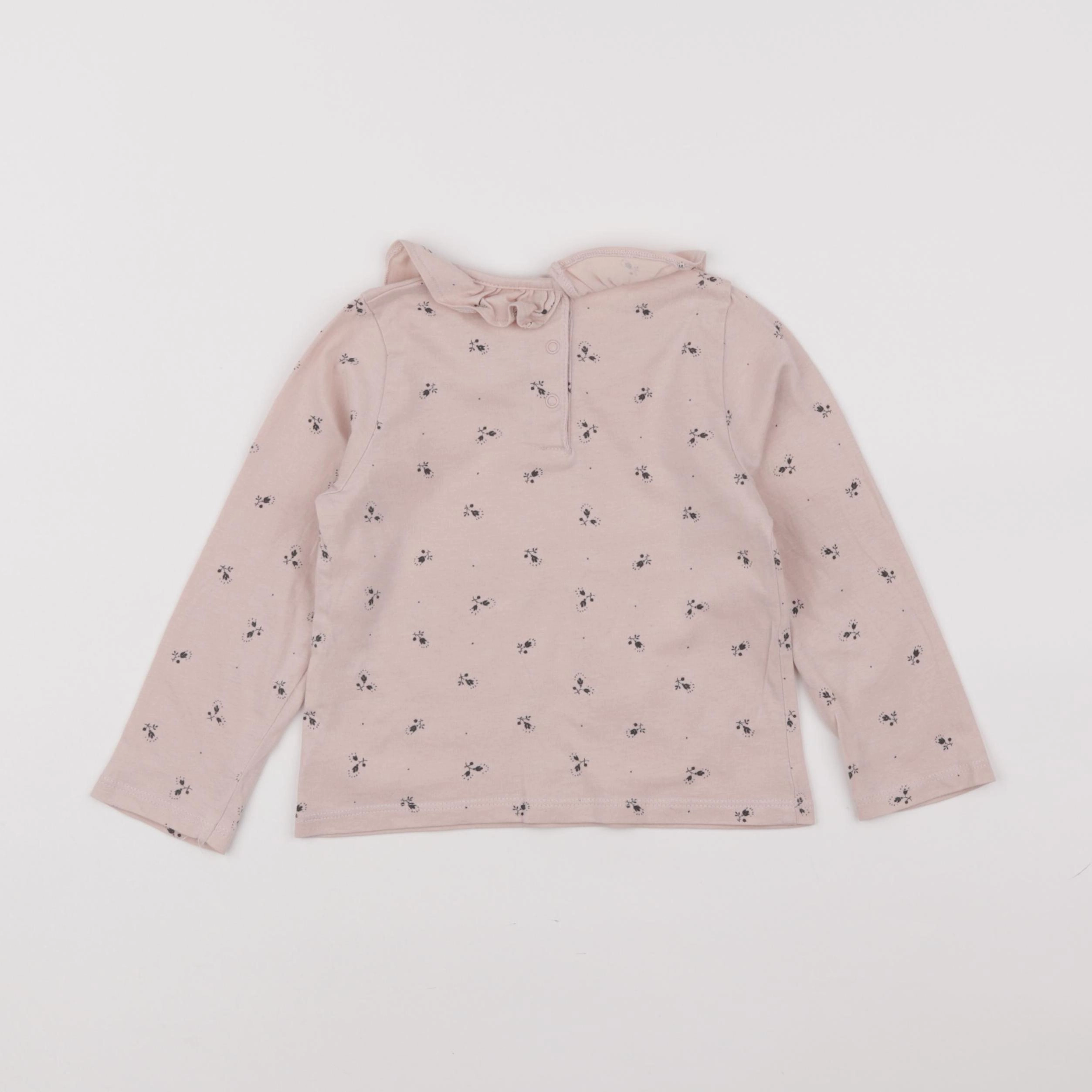 Vertbaudet - tee-shirt rose - 18 mois à 2 ans