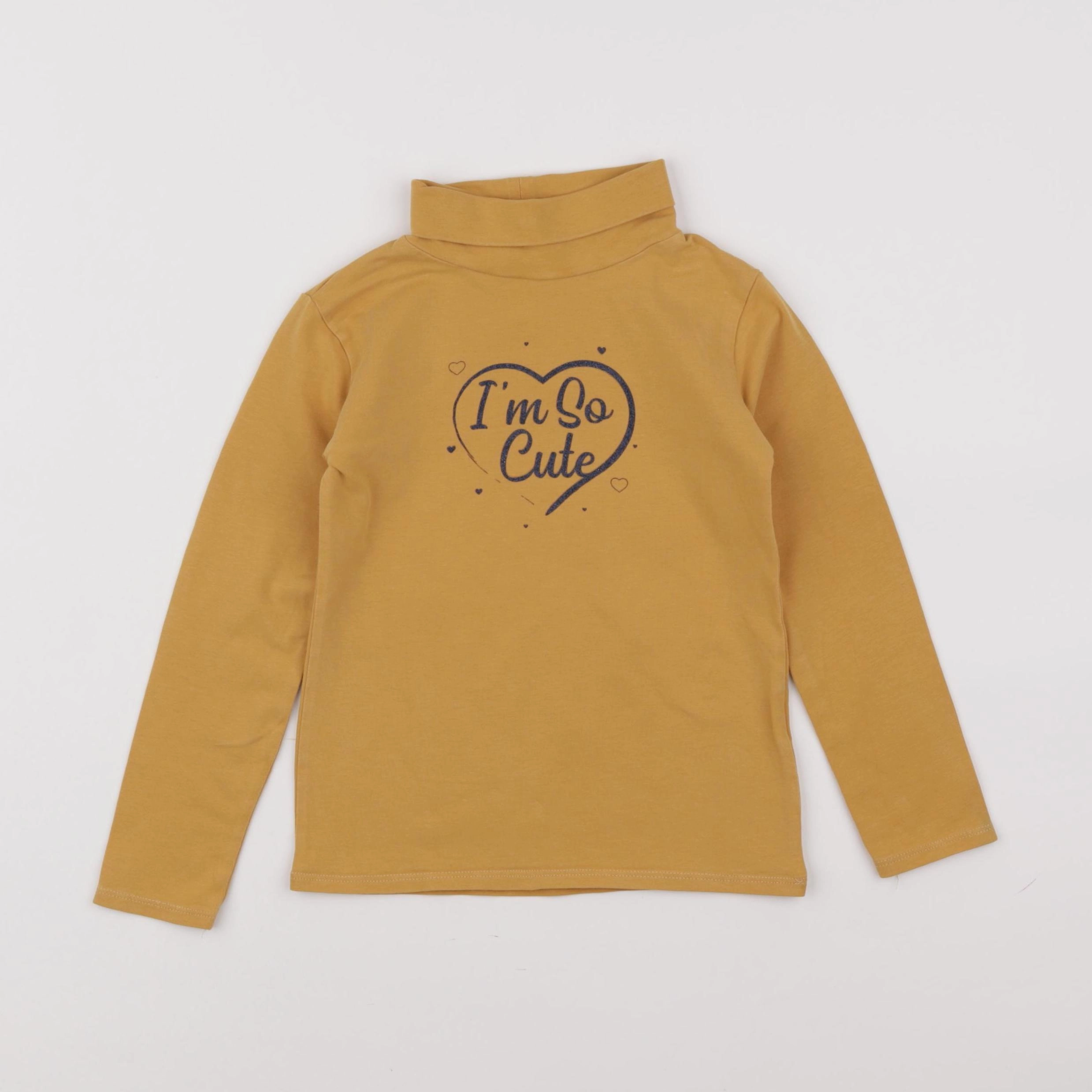 Vertbaudet - sous-pull jaune - 4 ans
