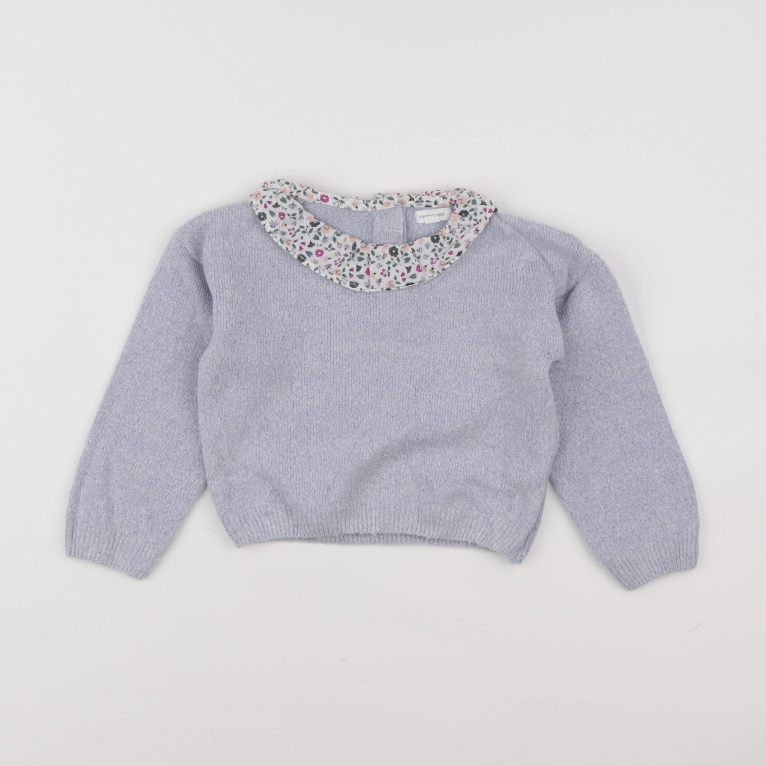 Vertbaudet - pull bleu - 36 mois