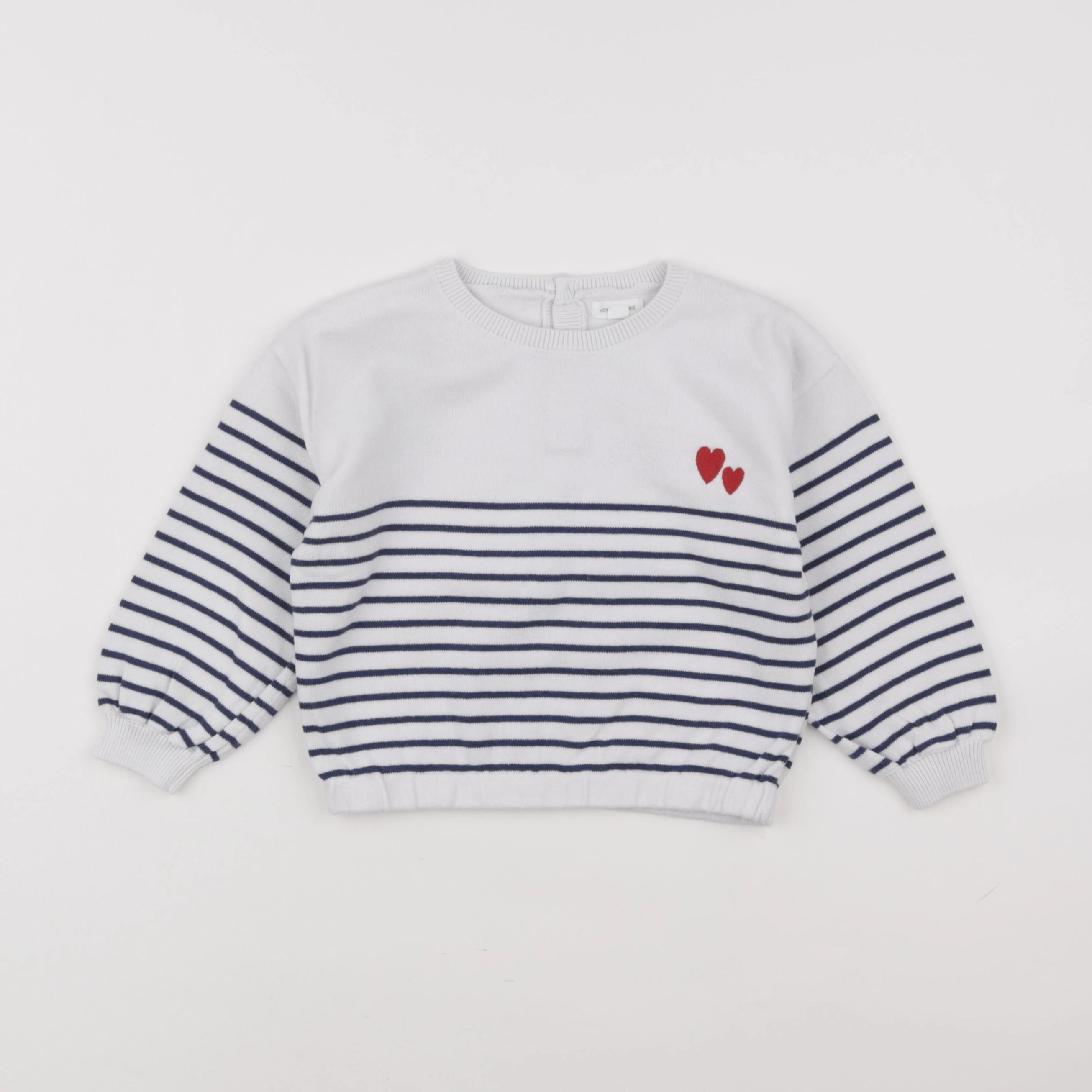Vertbaudet - pull bleu - 24 mois