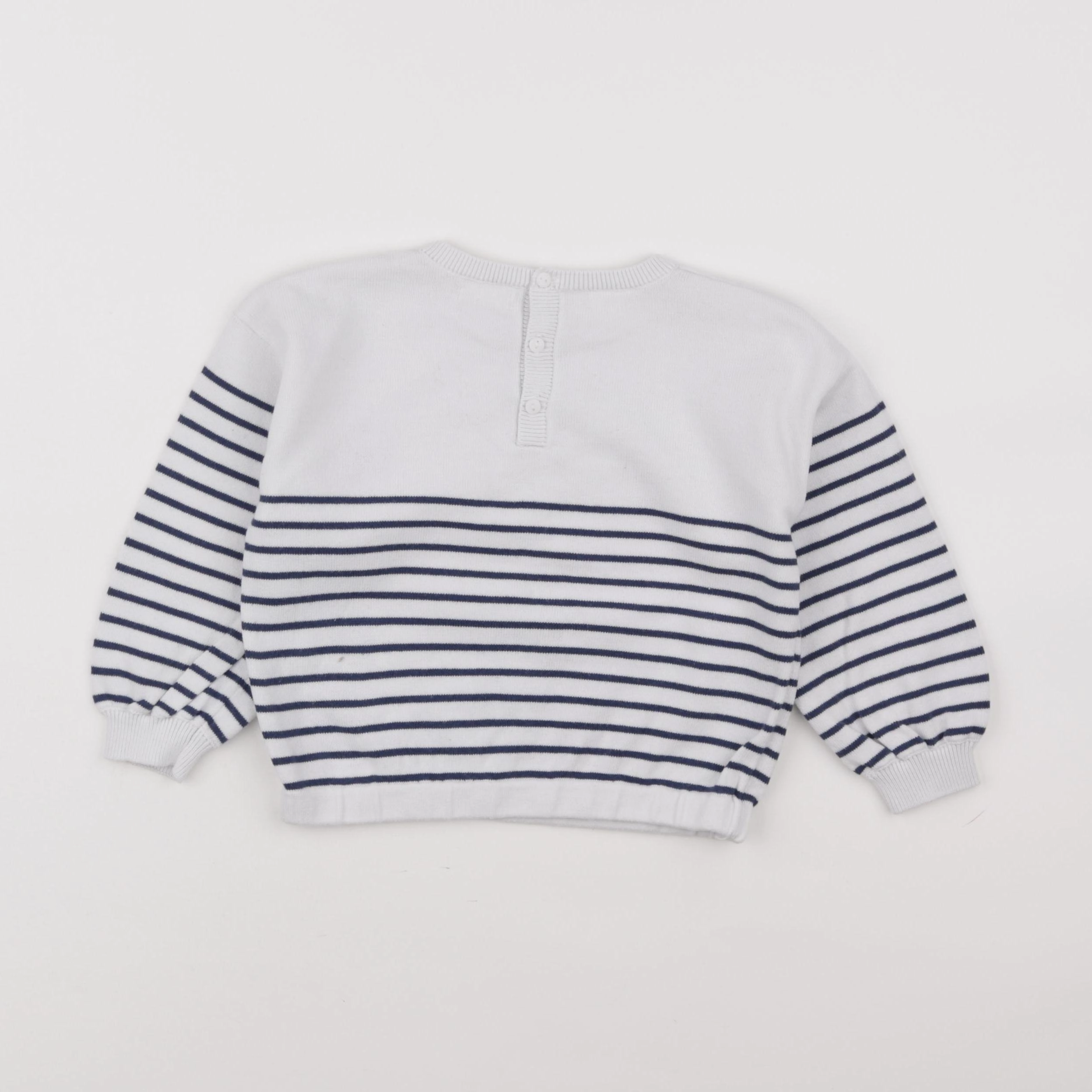Vertbaudet - pull bleu - 24 mois