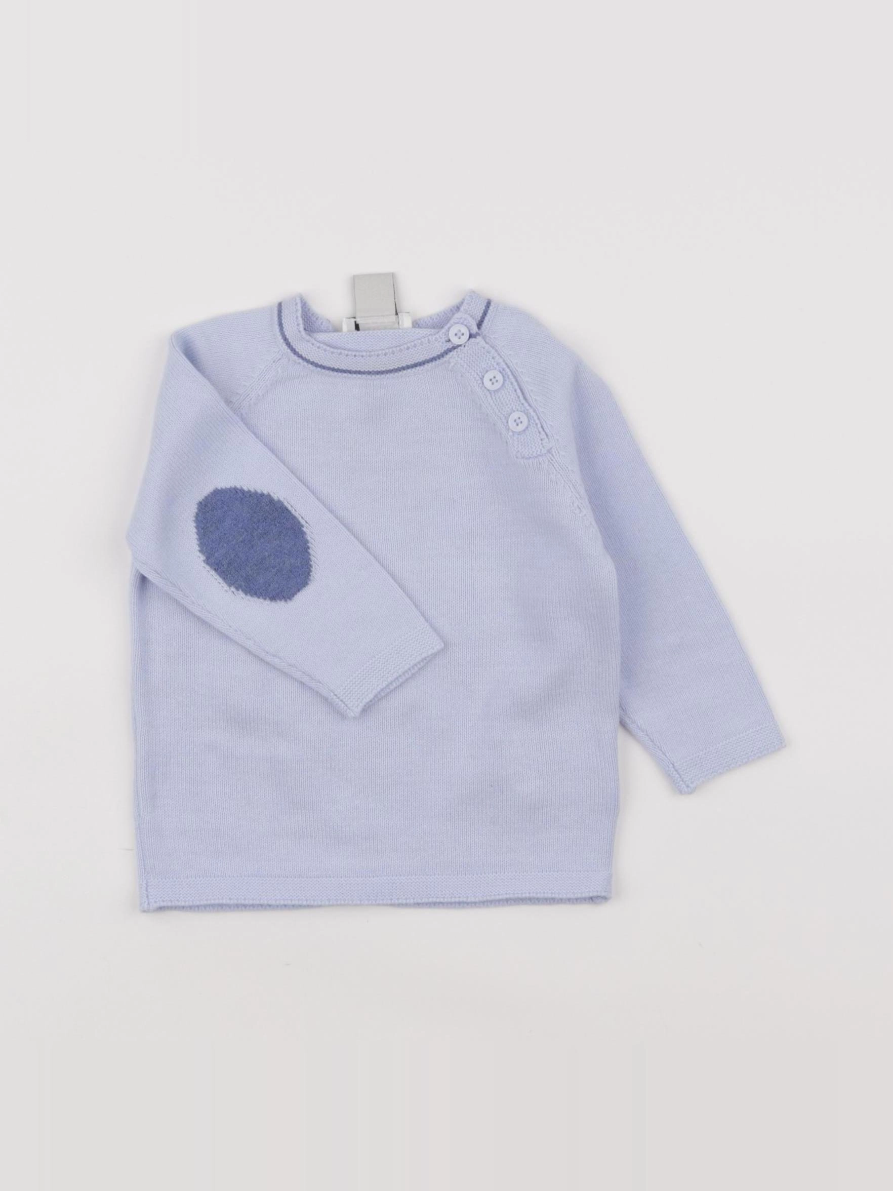 Cyrillus - pull bleu - 6 mois