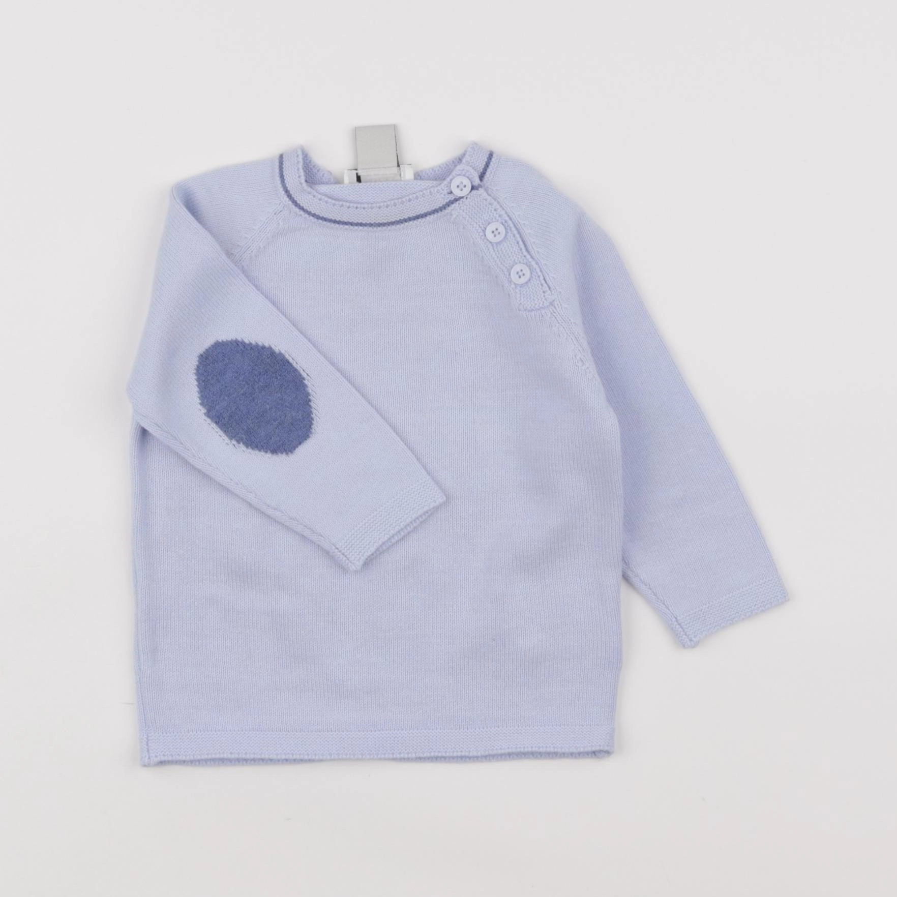 Cyrillus - pull bleu - 6 mois