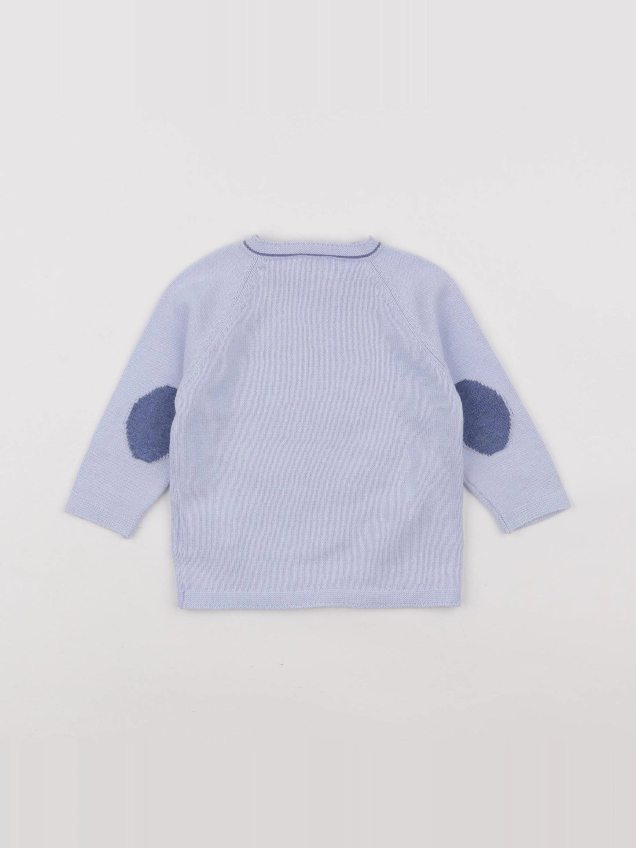 Cyrillus - pull bleu - 6 mois