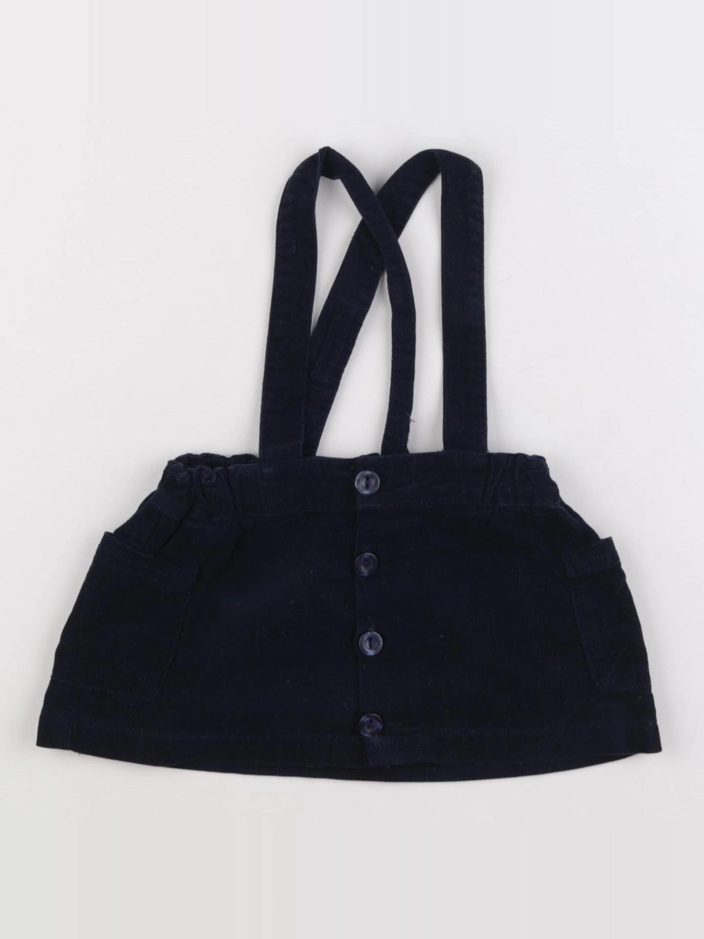 Vertbaudet - jupe bleu - 9 mois