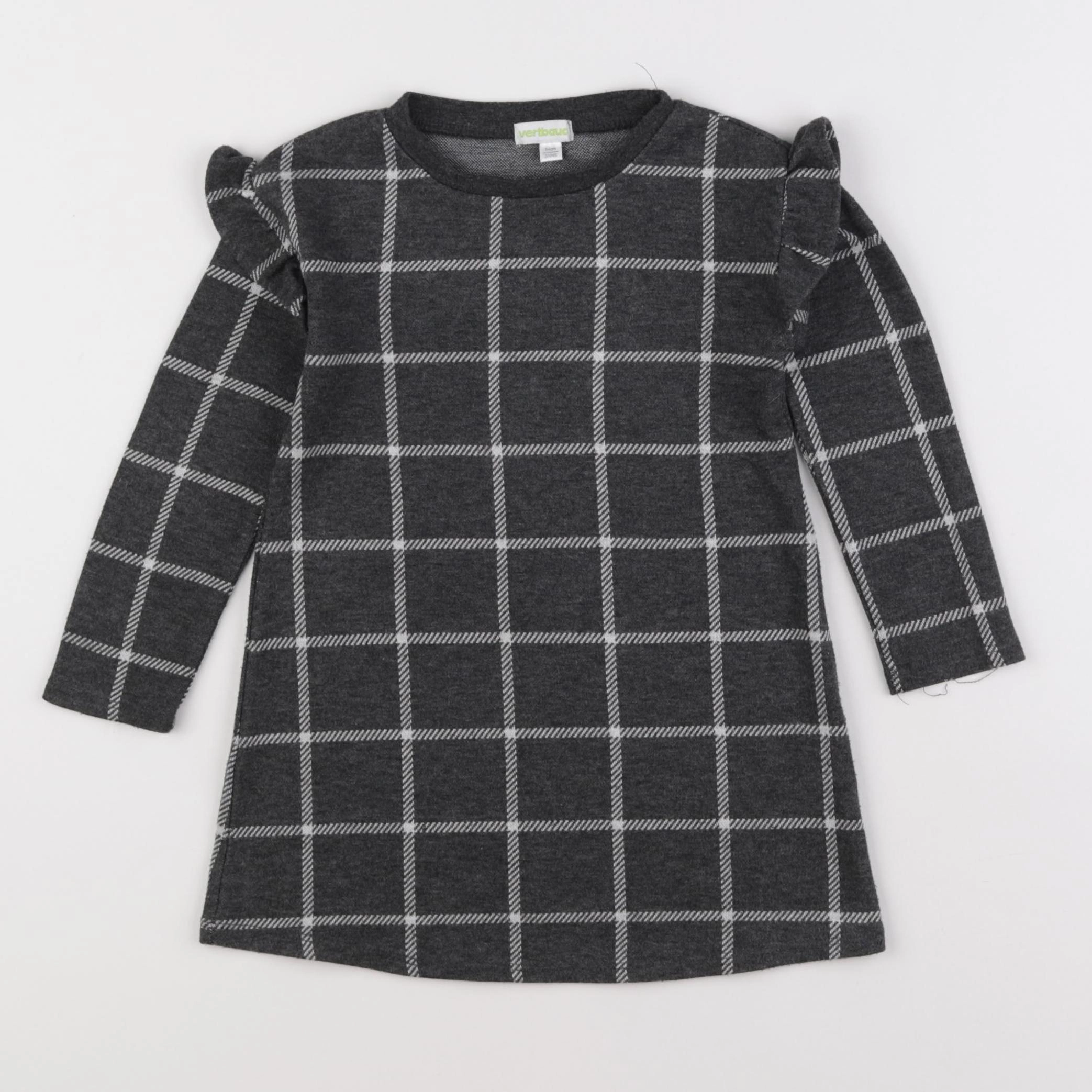 Vertbaudet - robe gris - 3 ans