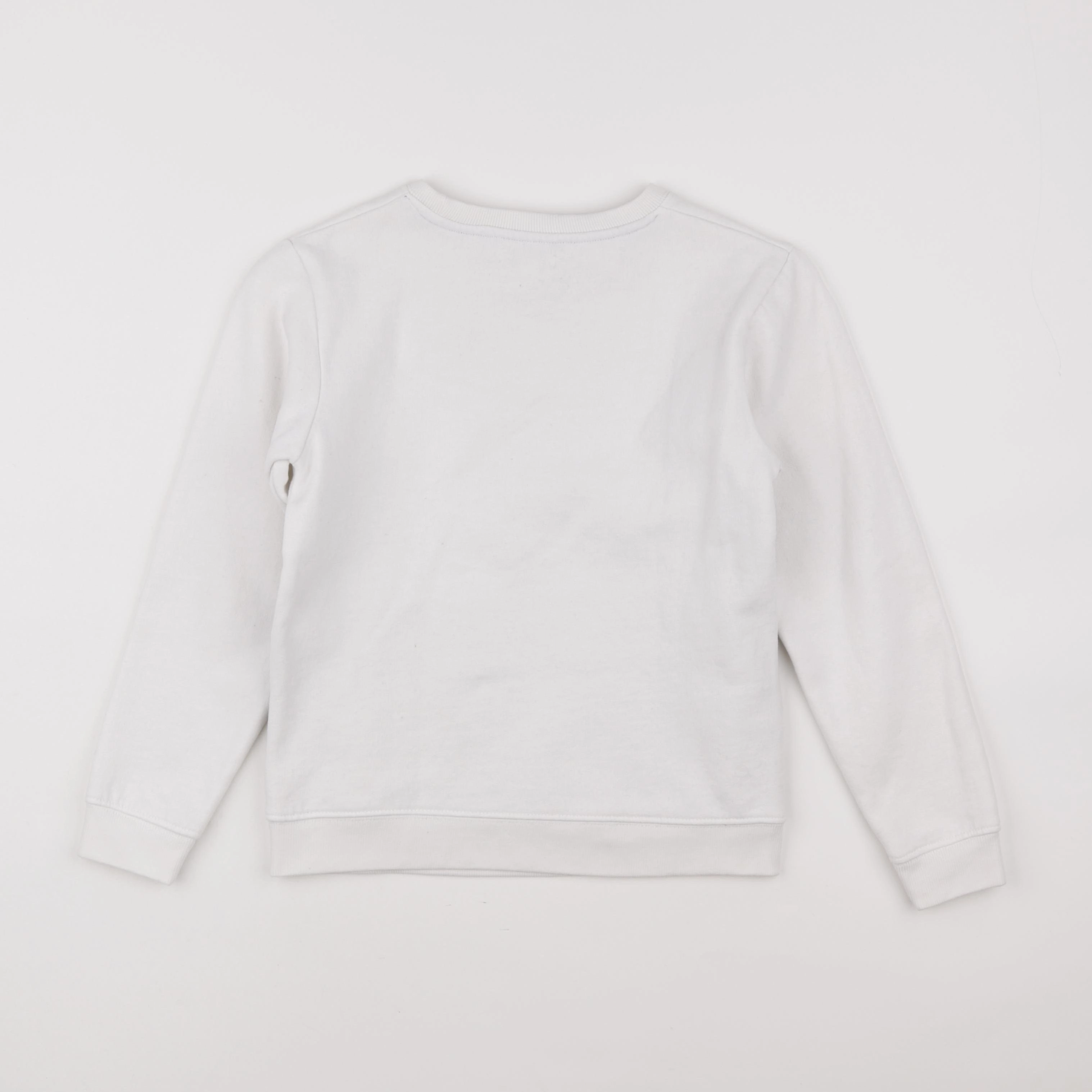 Vertbaudet - sweat blanc - 10 ans
