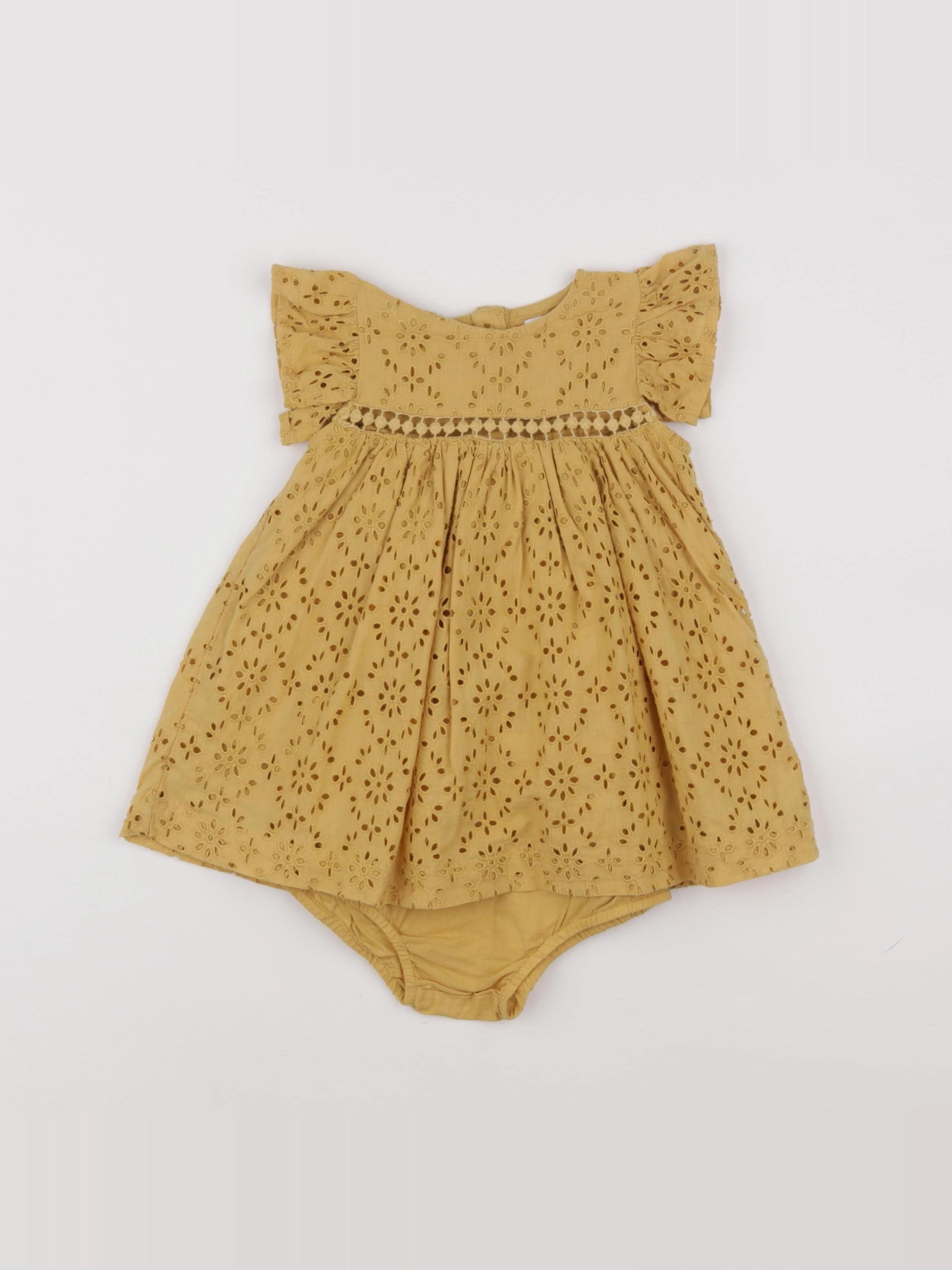 Boutchou - robe jaune - 6 mois