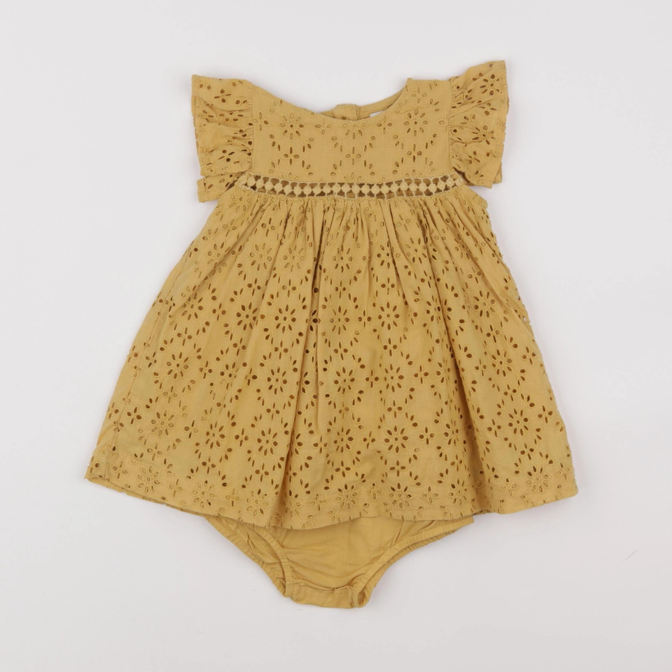 Boutchou - robe jaune - 6 mois