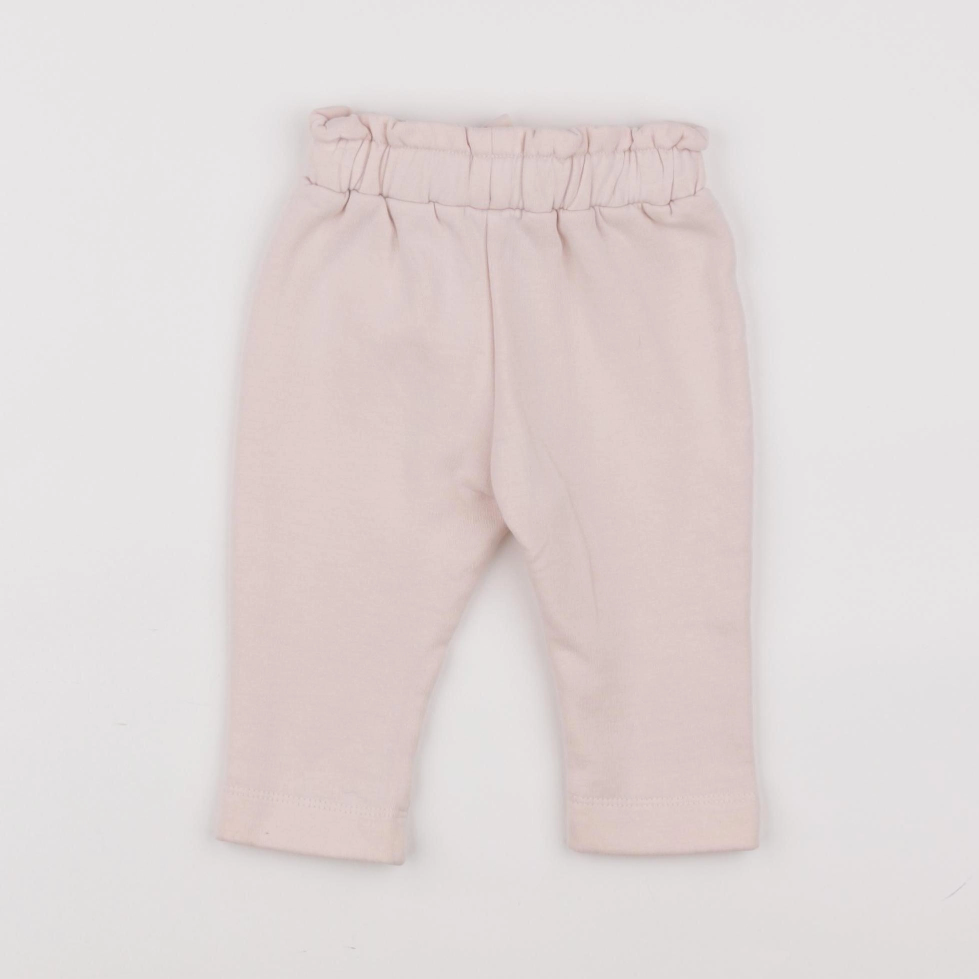 Tape à l'oeil - jogging doublé rose - 6 mois