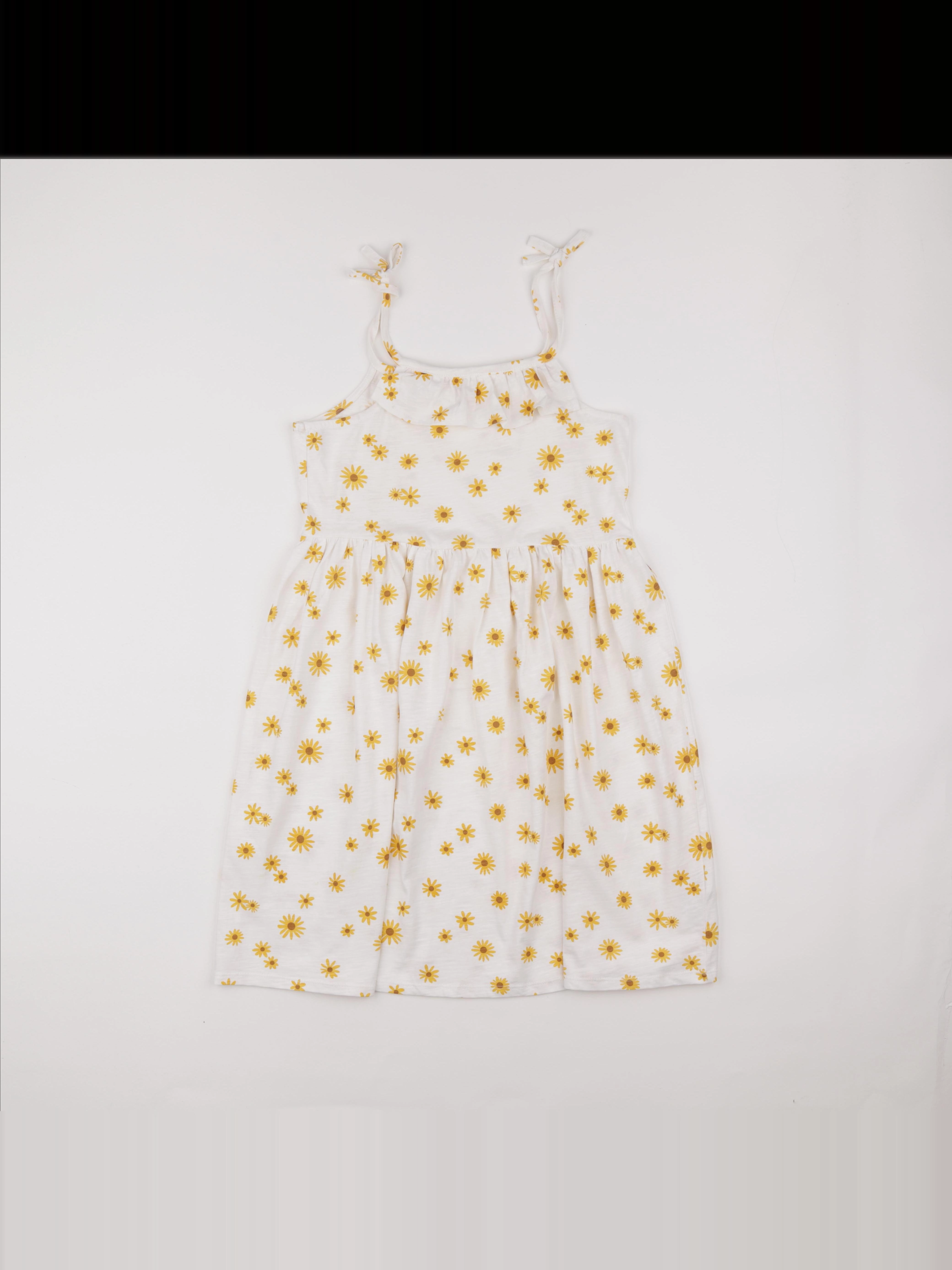 Vertbaudet - robe jaune, blanc - 12 ans