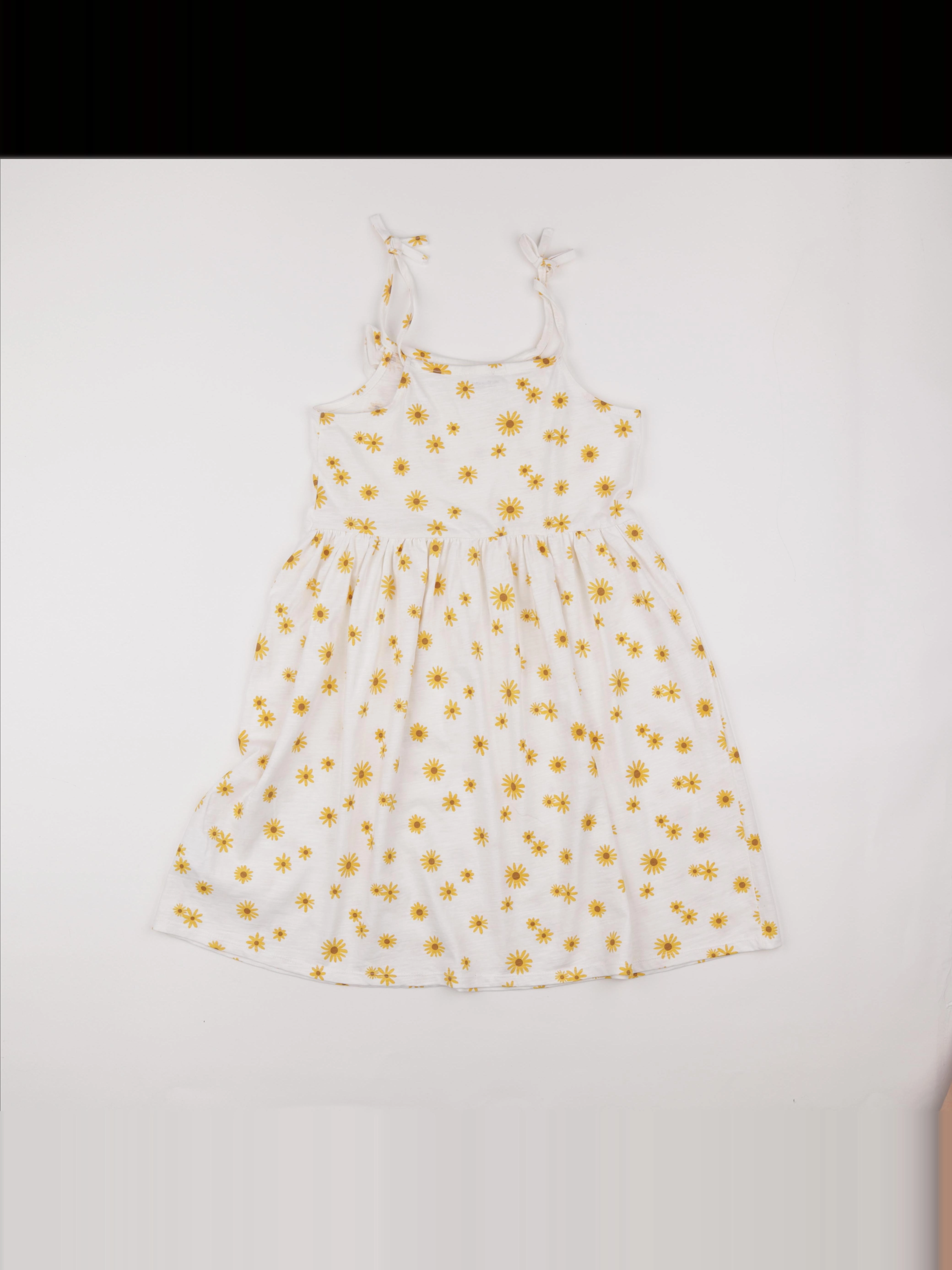 Vertbaudet - robe jaune, blanc - 12 ans