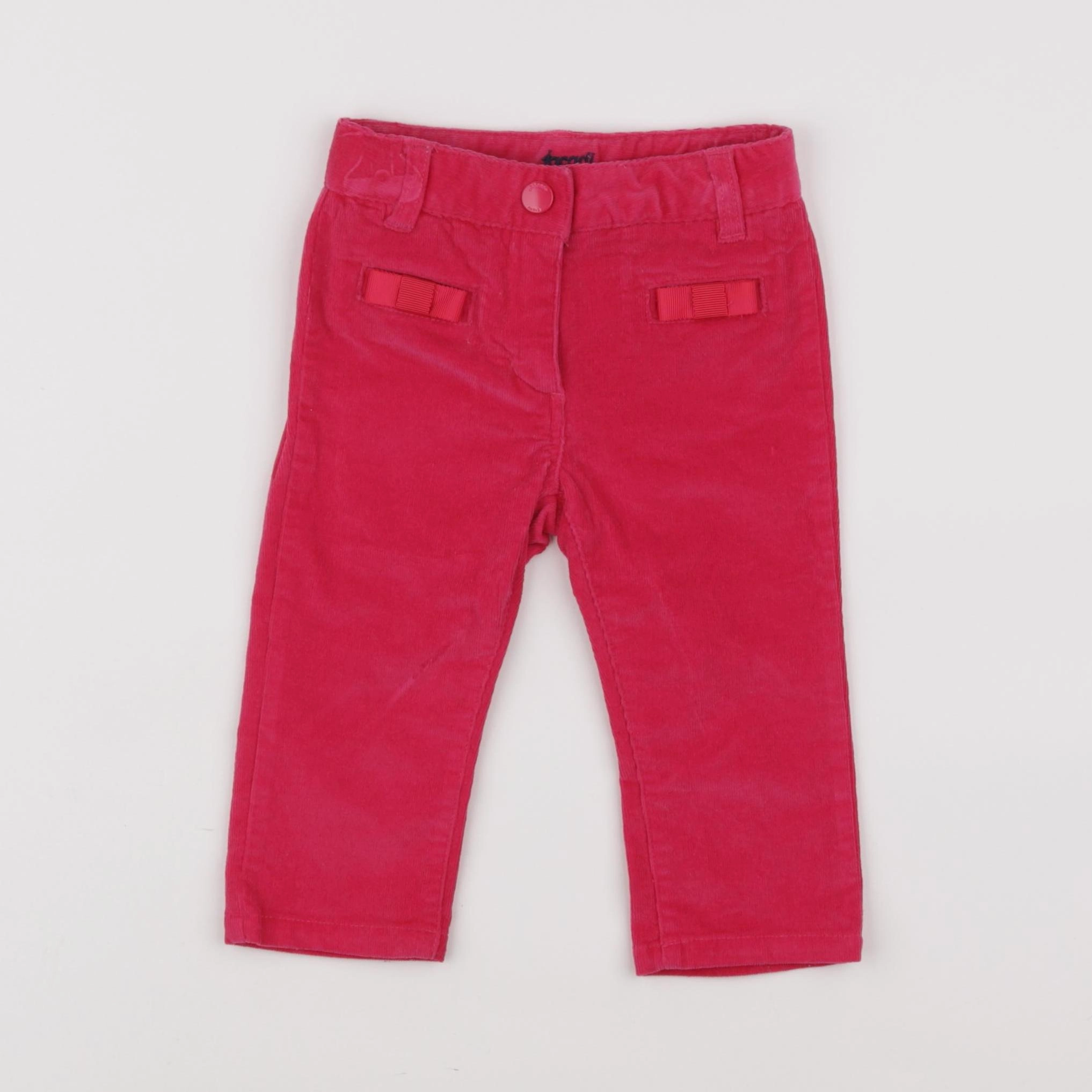 Jacadi - pantalon rose - 12 mois