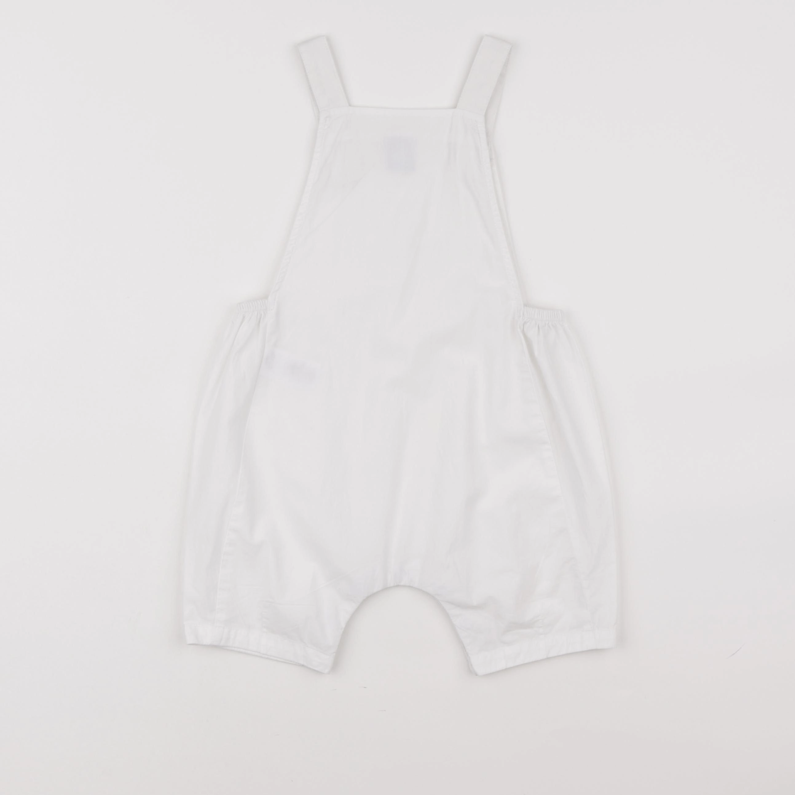 Petit Bateau - salopette blanc - 12 mois