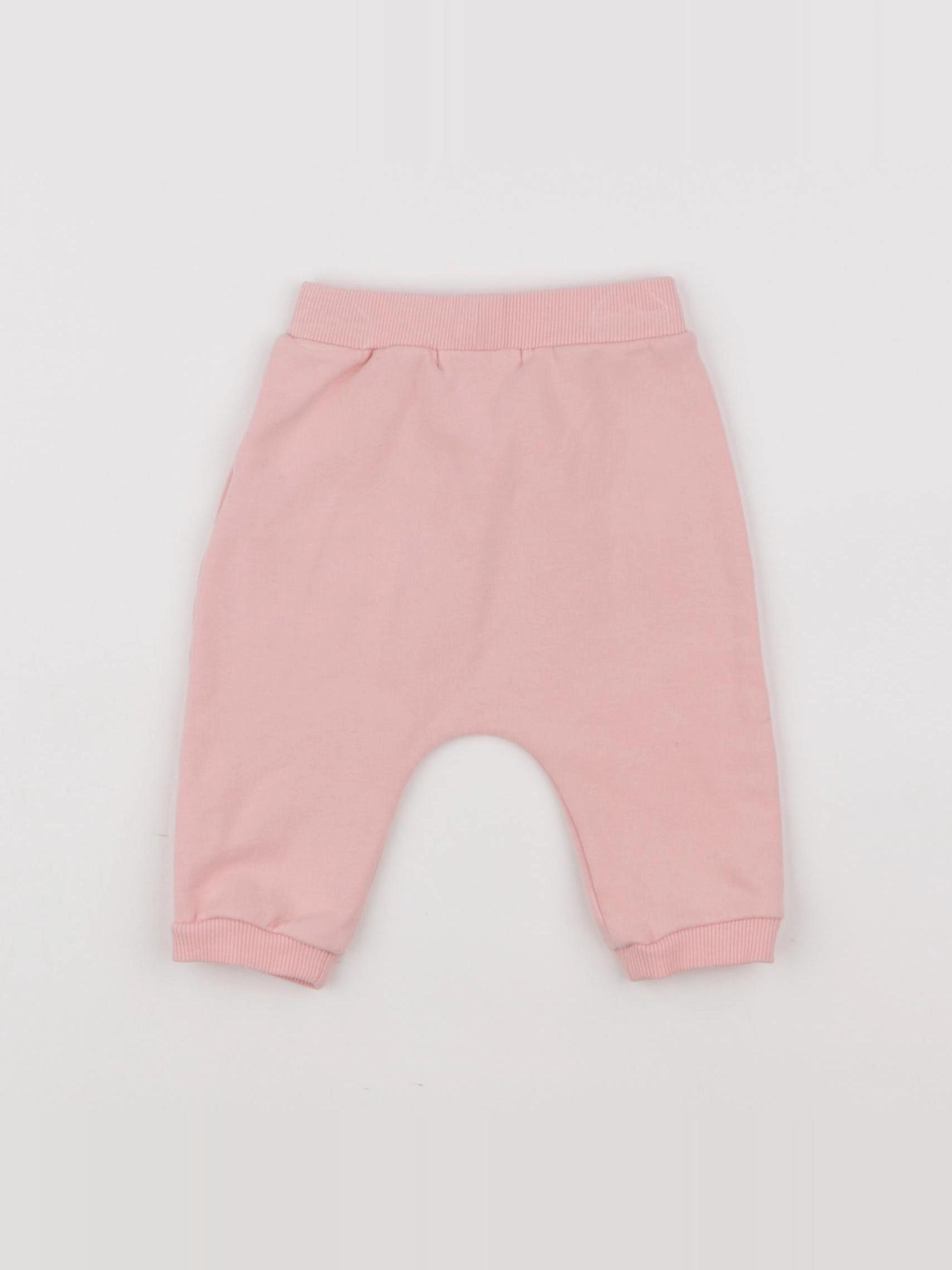 Cadet Rousselle - sarouel rose - 3 mois