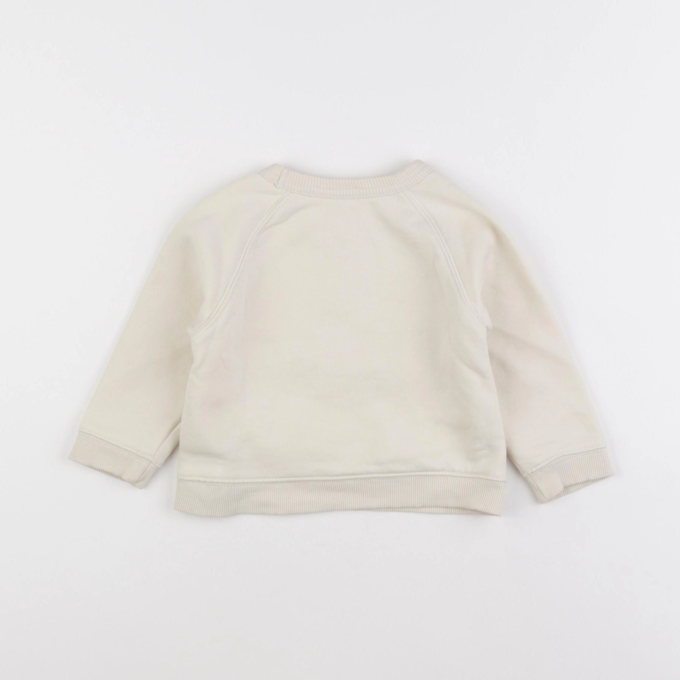 Vertbaudet - sweat beige - 2 ans