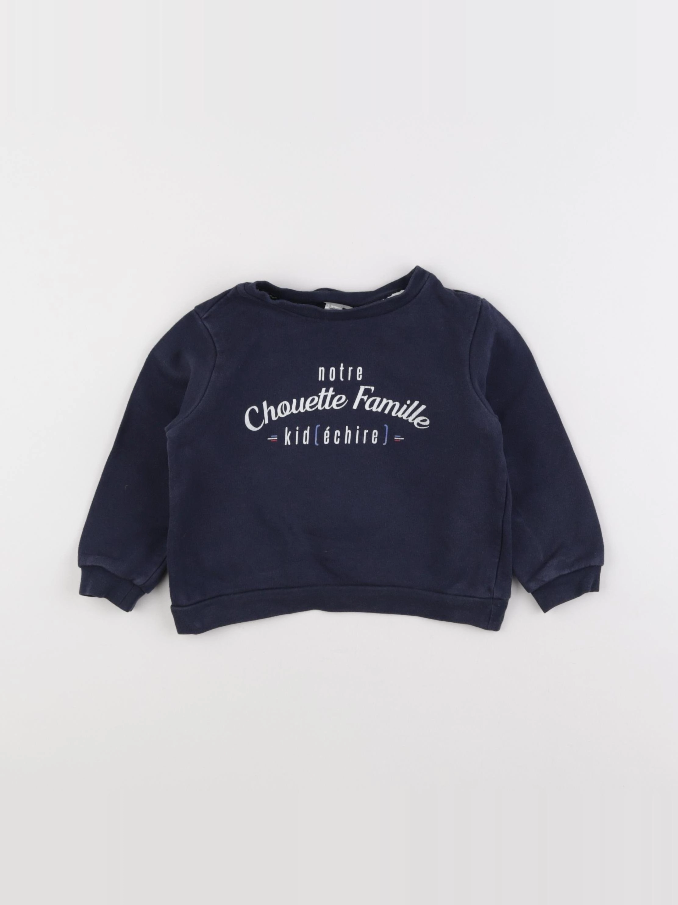 Vertbaudet - sweat bleu - 3 ans