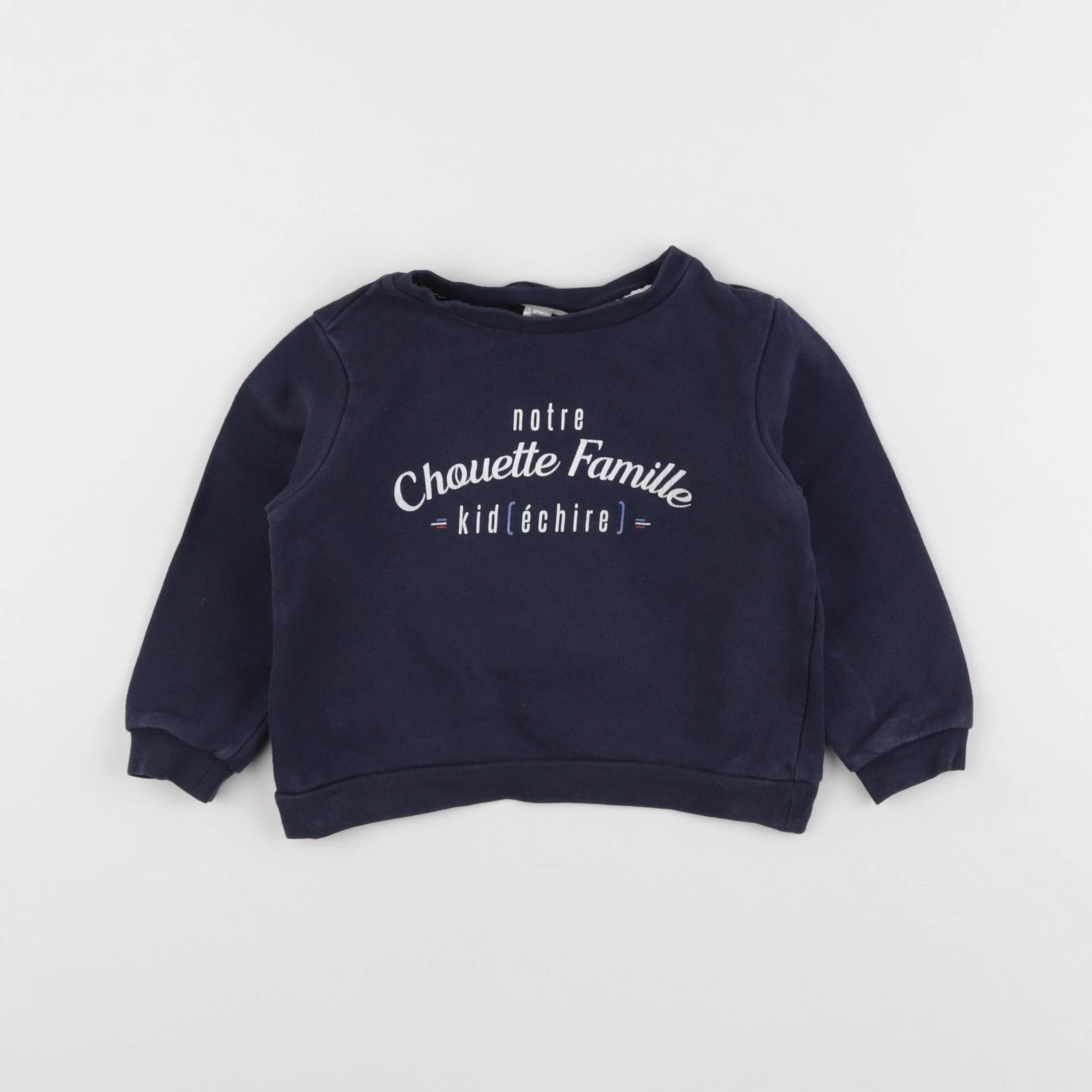 Vertbaudet - sweat bleu - 3 ans