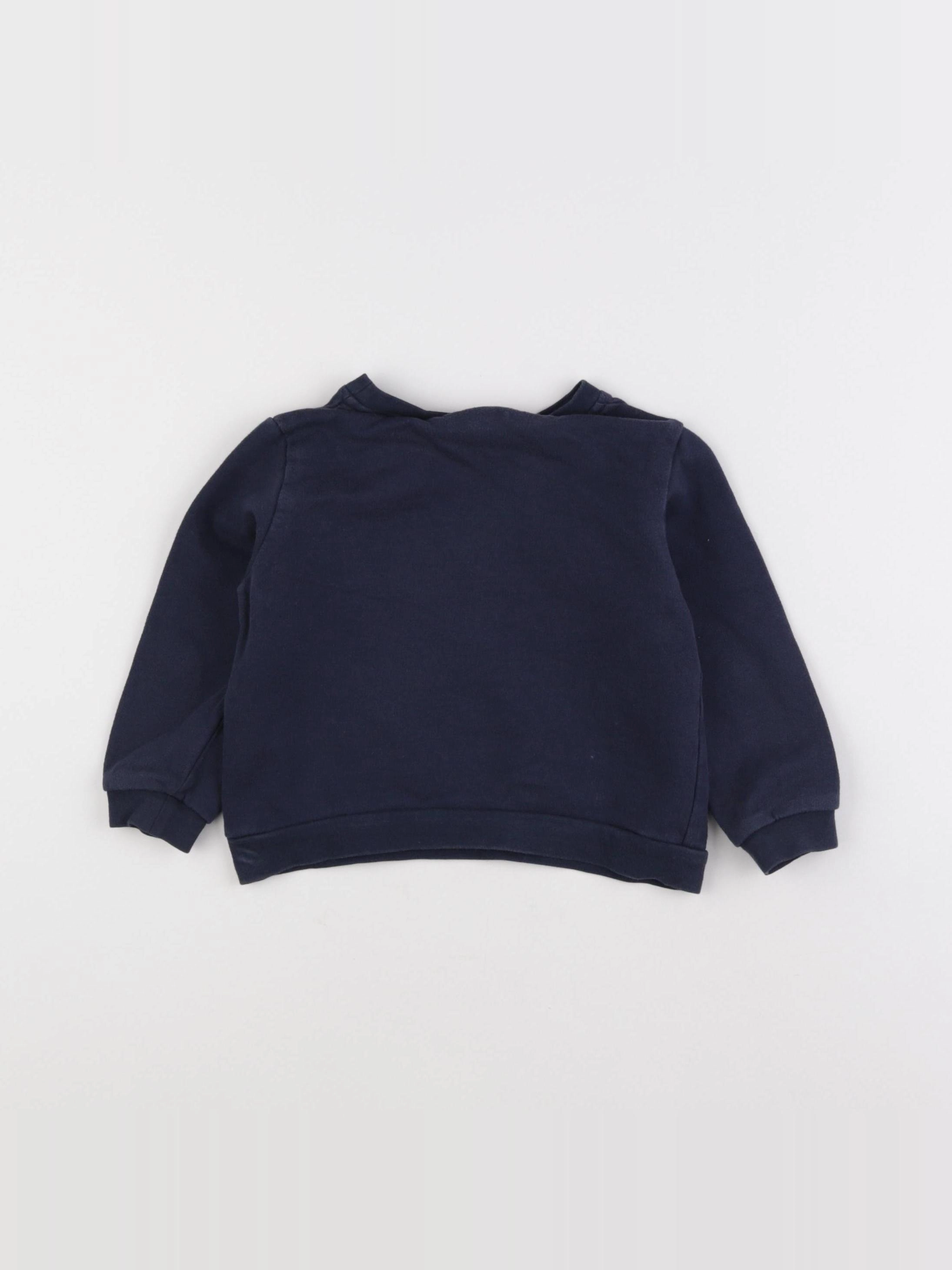 Vertbaudet - sweat bleu - 3 ans