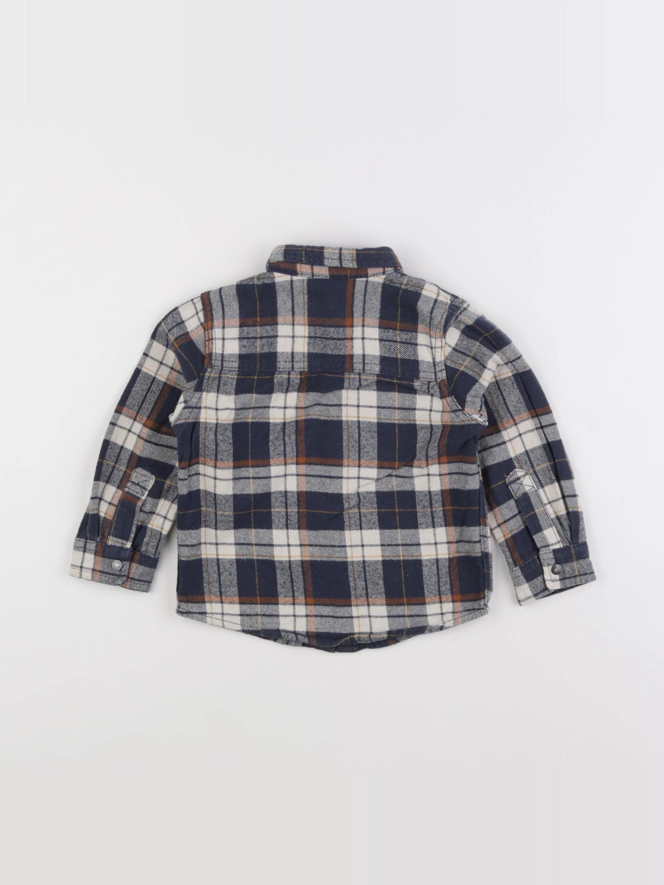Vertbaudet - chemise bleu - 2 ans