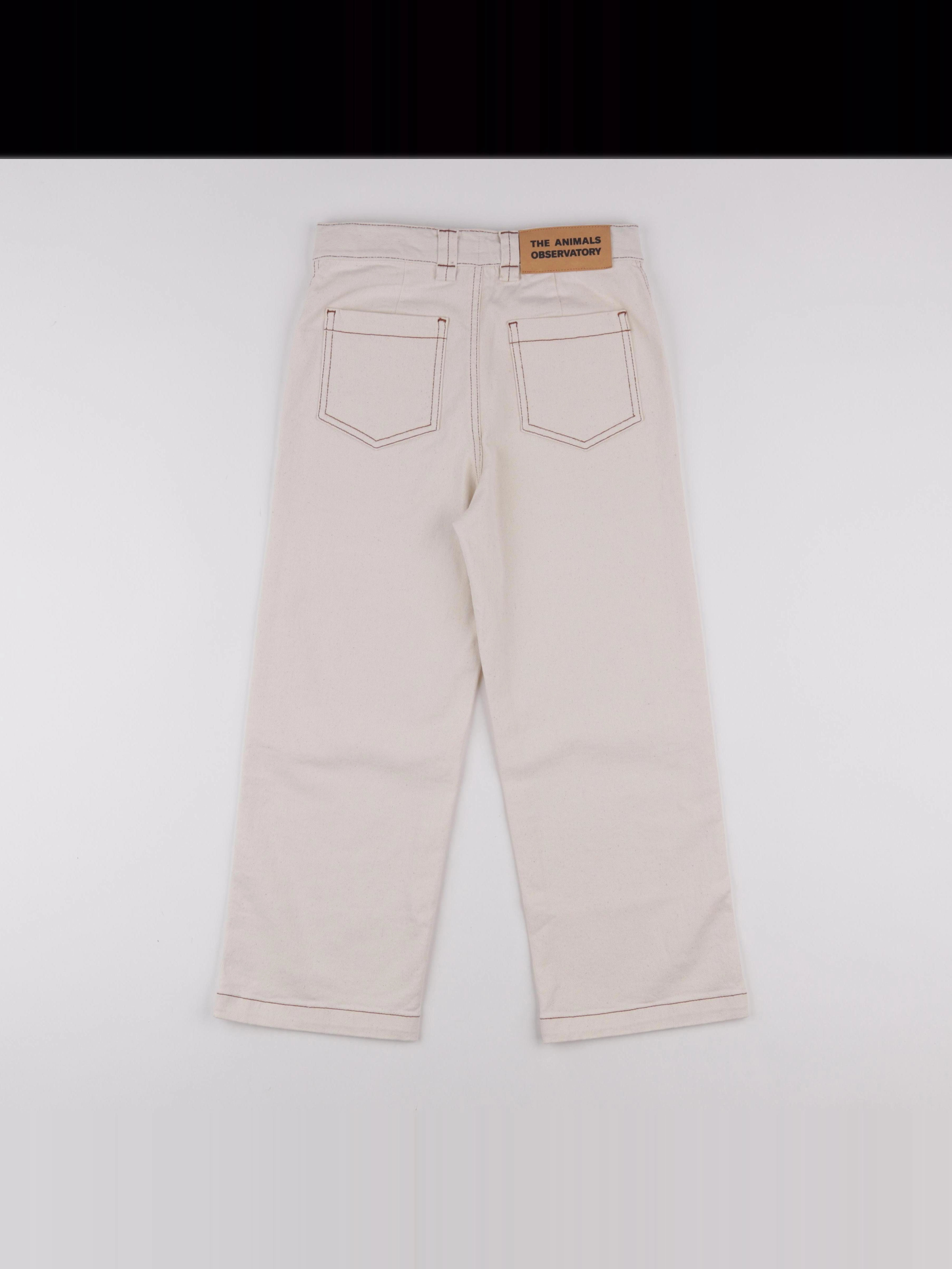 The animals observatory - Pantalon Ant Blanc - 10 ans