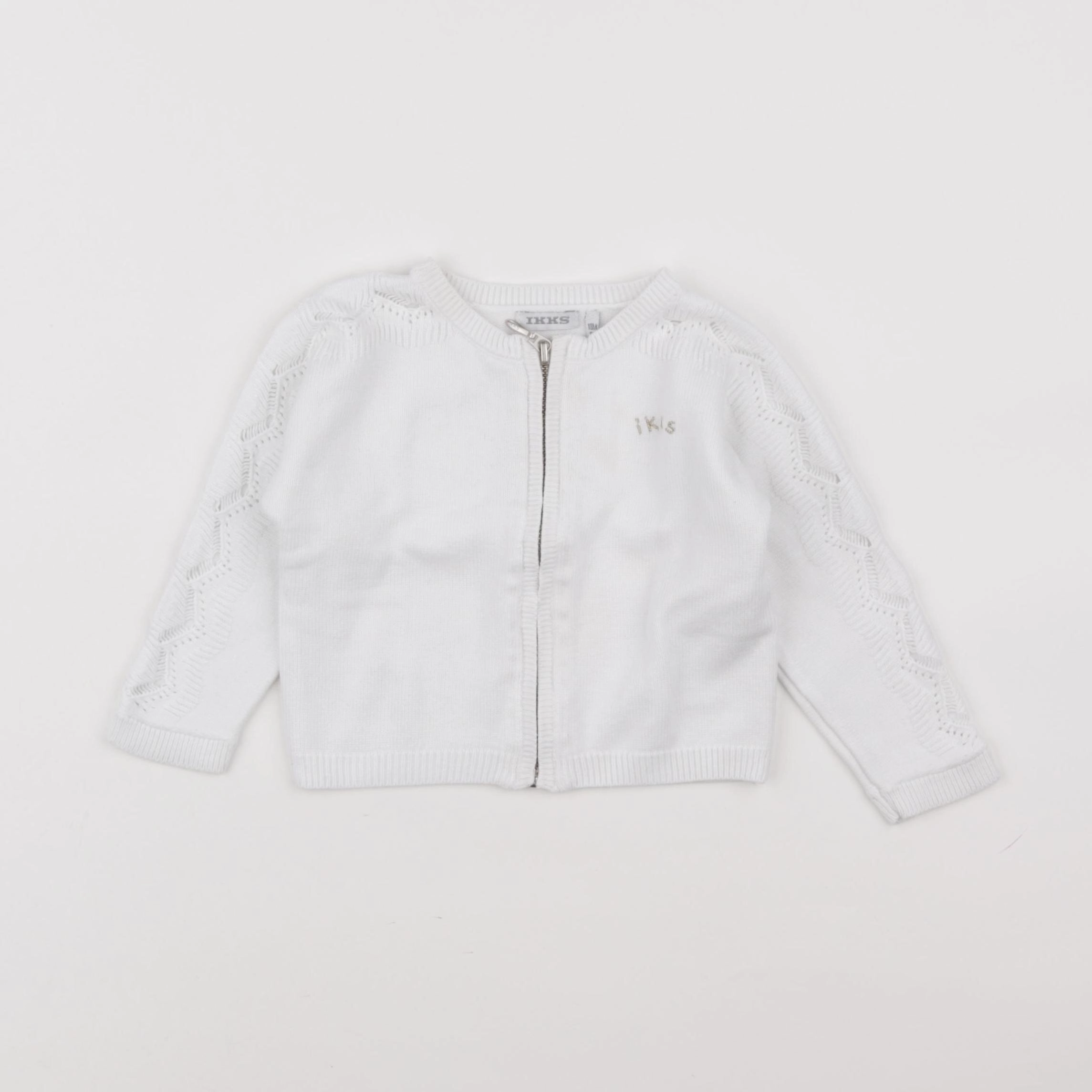 IKKS - gilet blanc - 18 mois