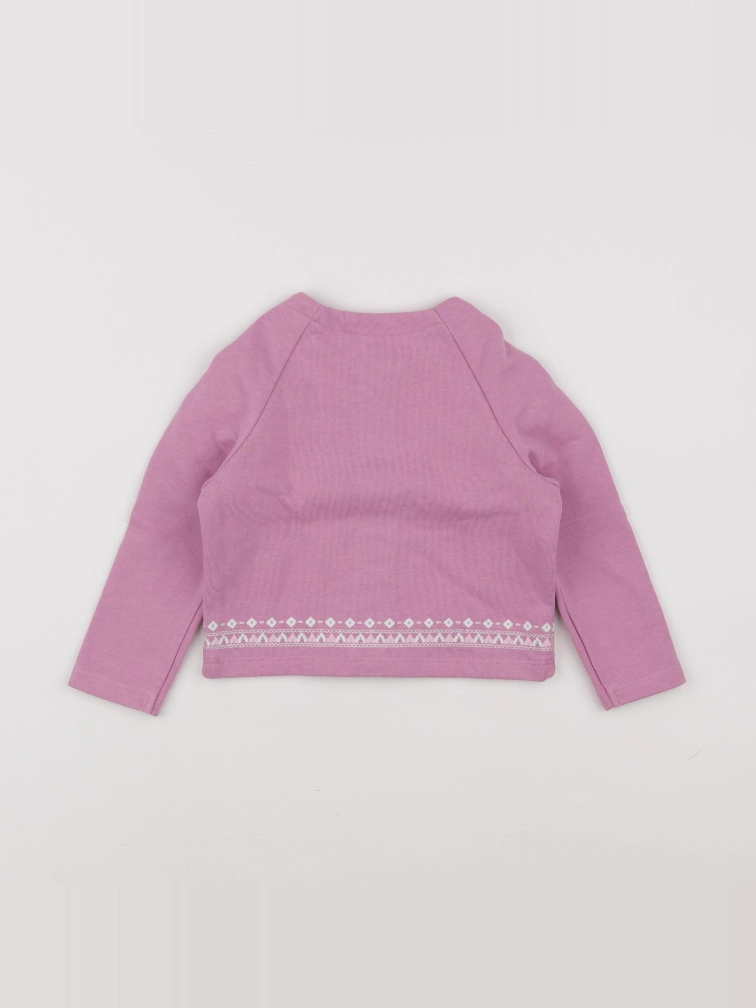 IKKS - sweat rose - 2 ans