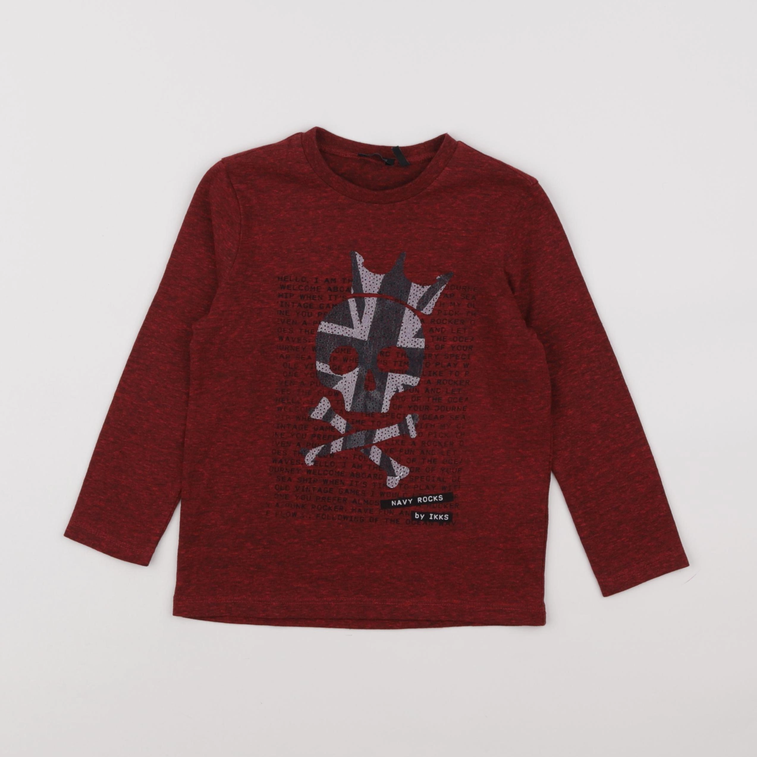 IKKS - tee-shirt rouge - 3 ans