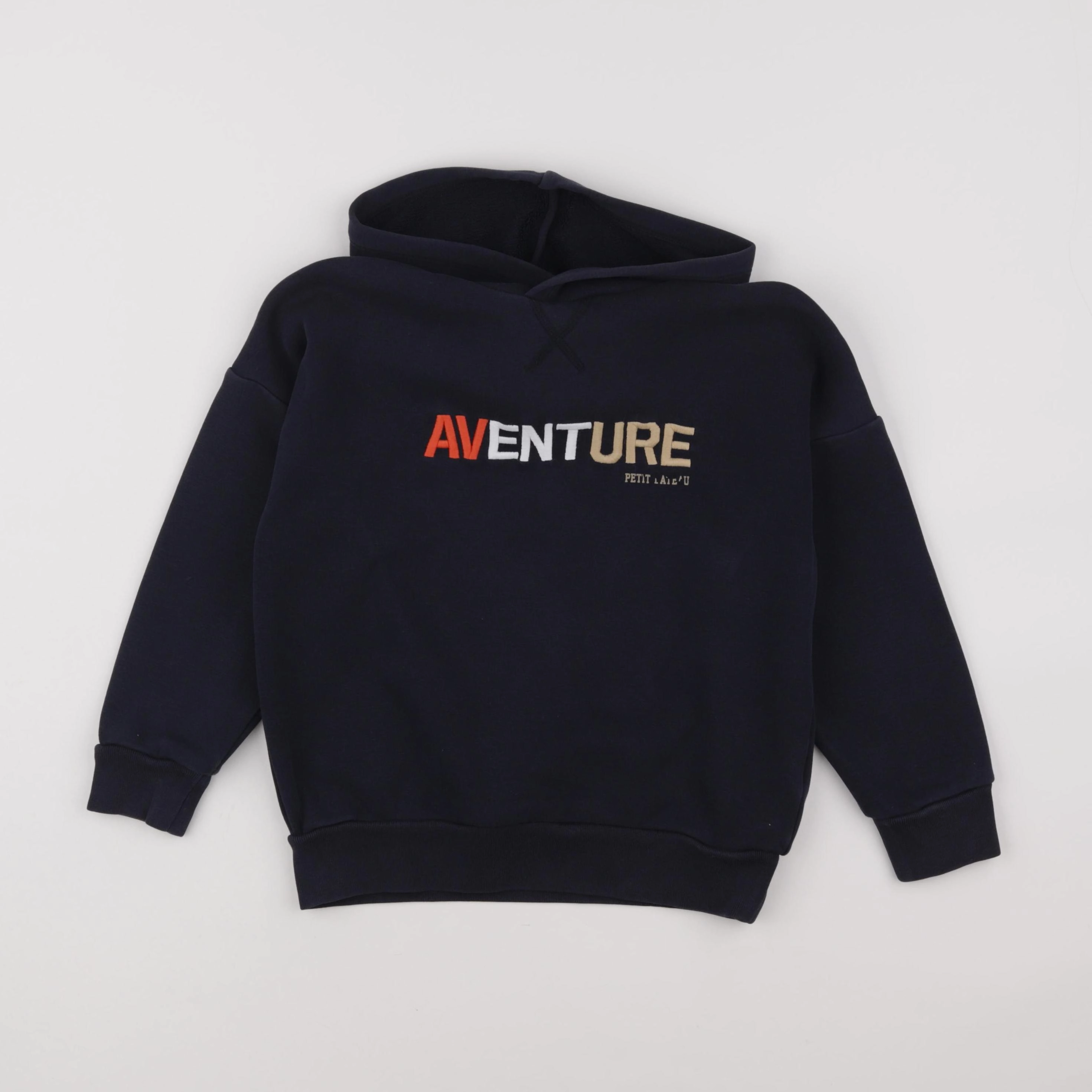 Petit Bateau - sweat bleu - 6 ans