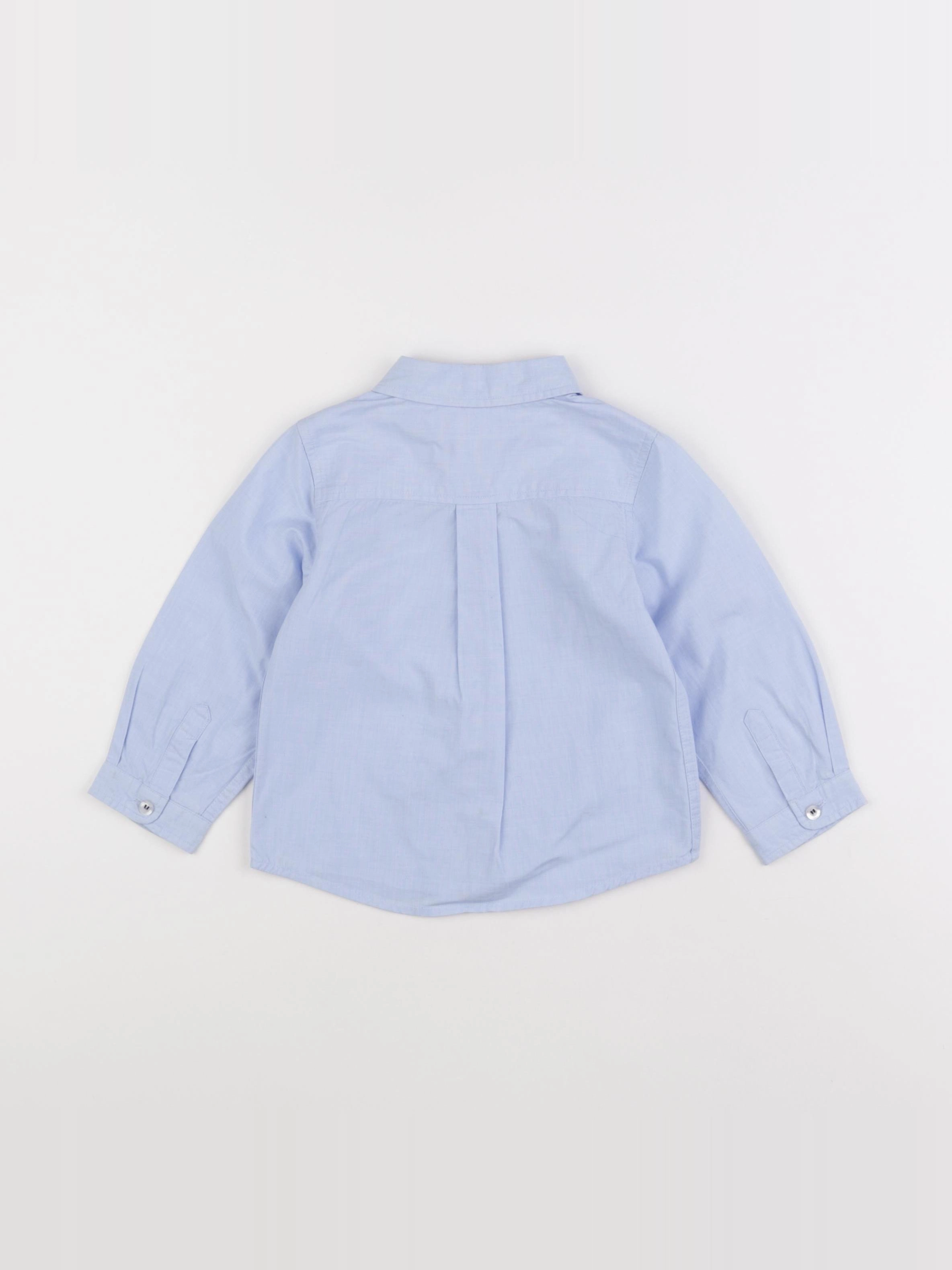 Jacadi - chemise bleu - 18 mois