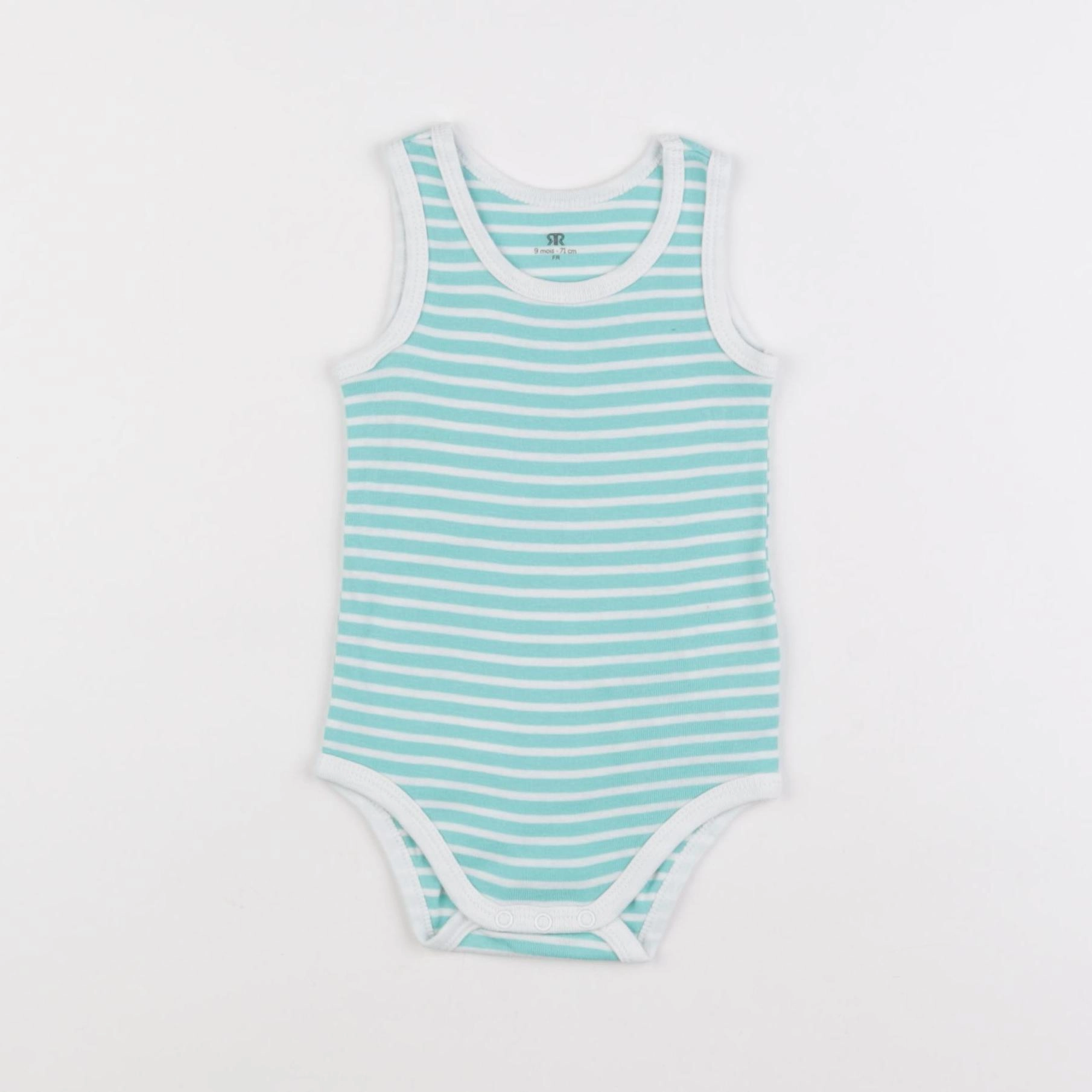 La Redoute - body bleu - 9 mois