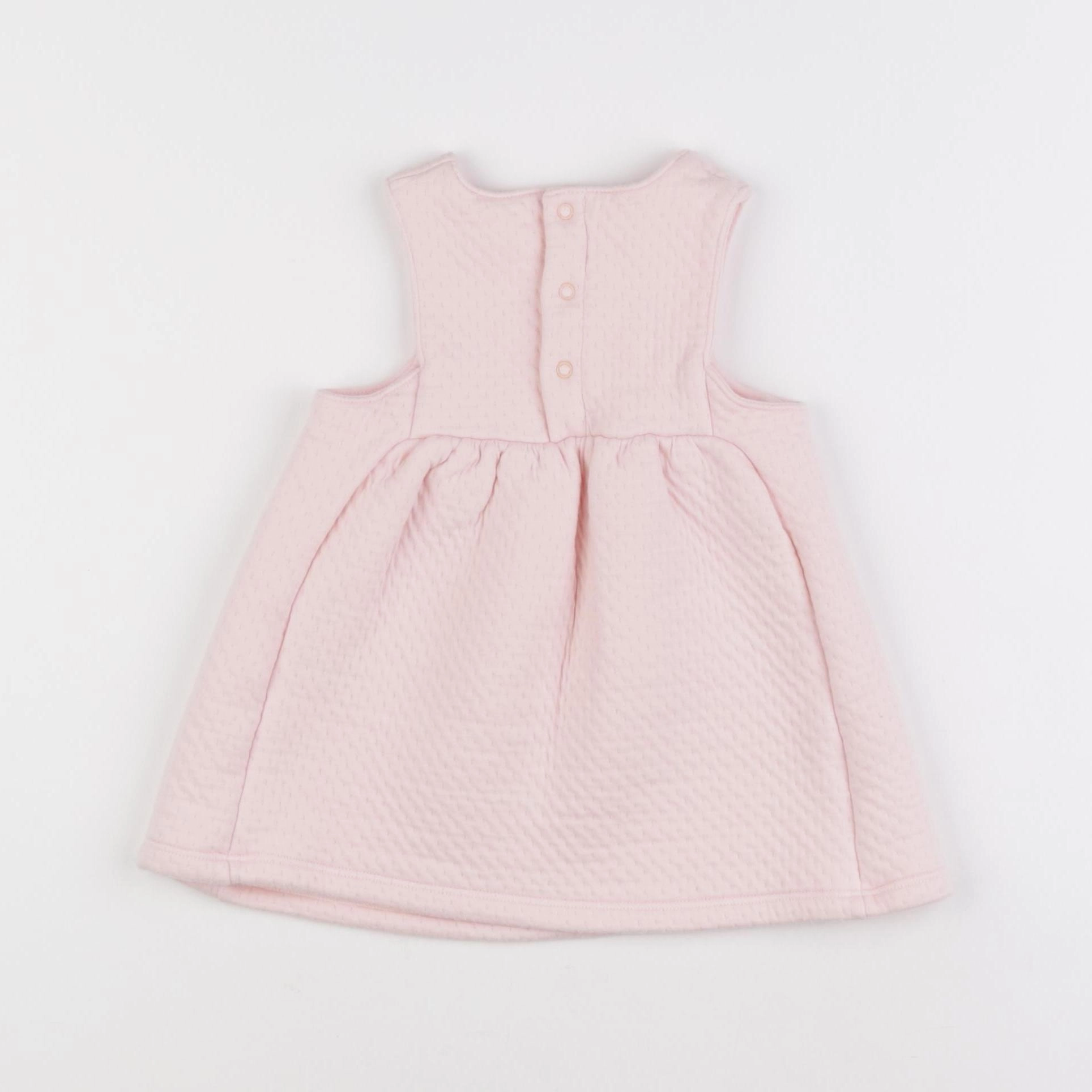 Petit Bateau - robe rose - 6 mois