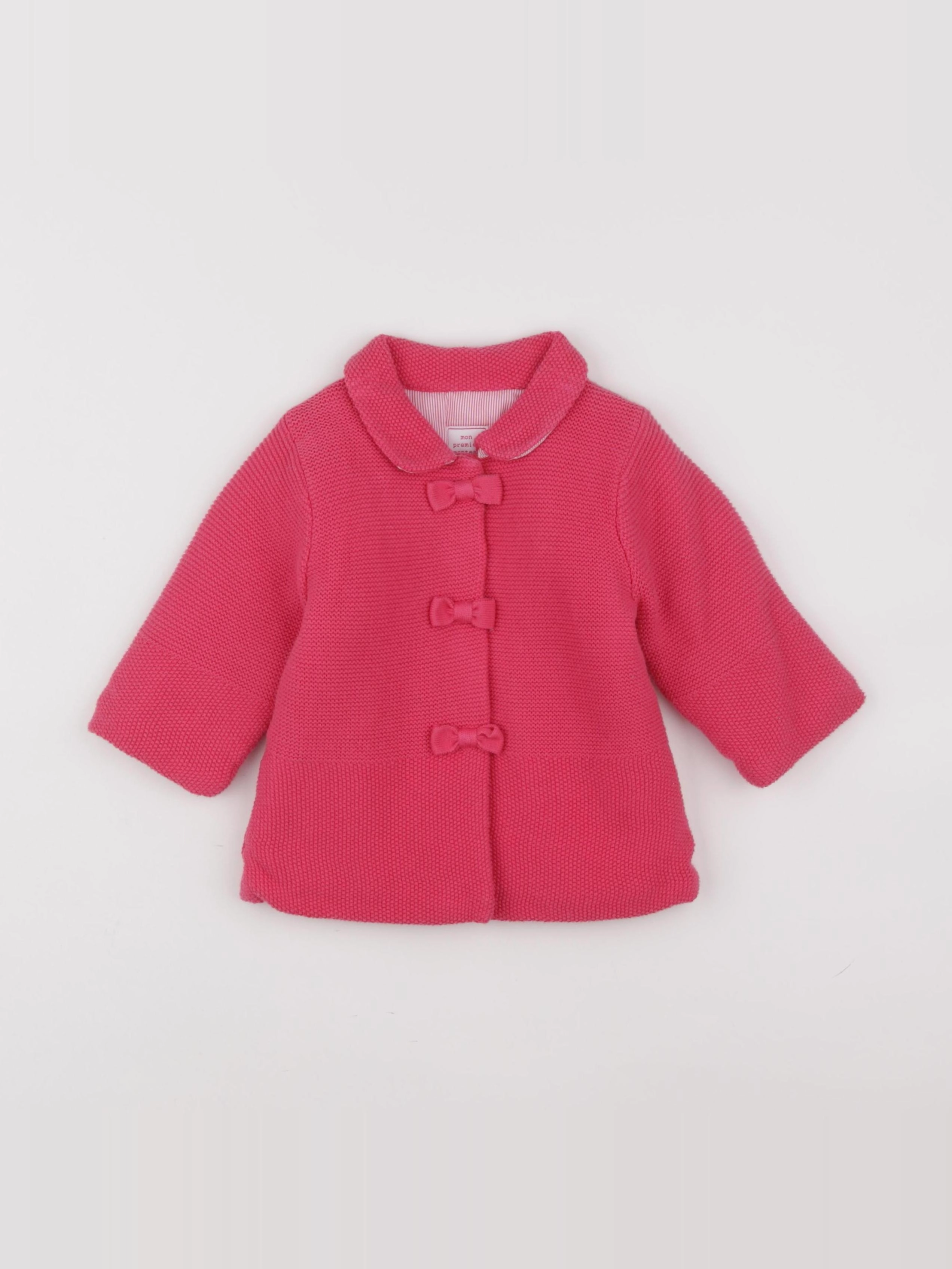 Jacadi - manteau rose - 12 mois