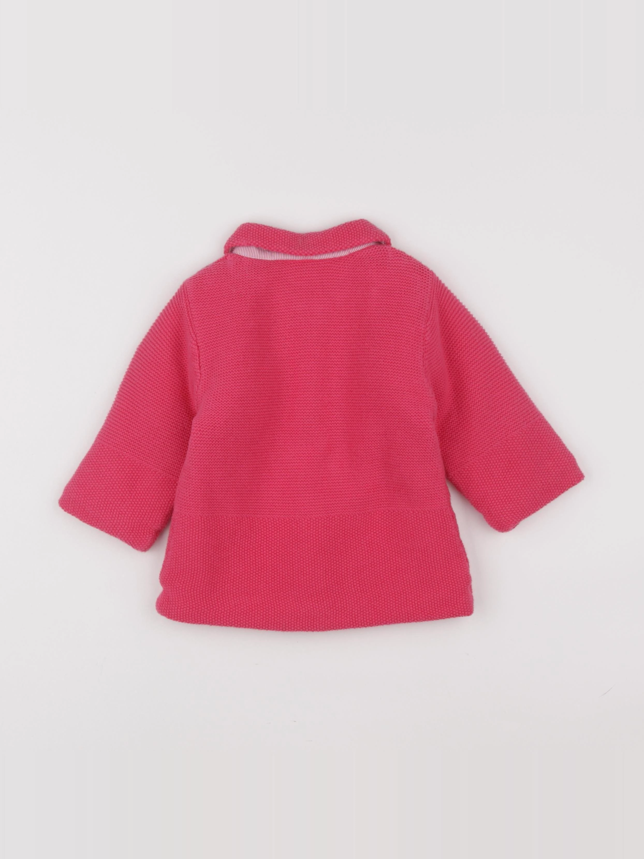 Jacadi - manteau rose - 12 mois
