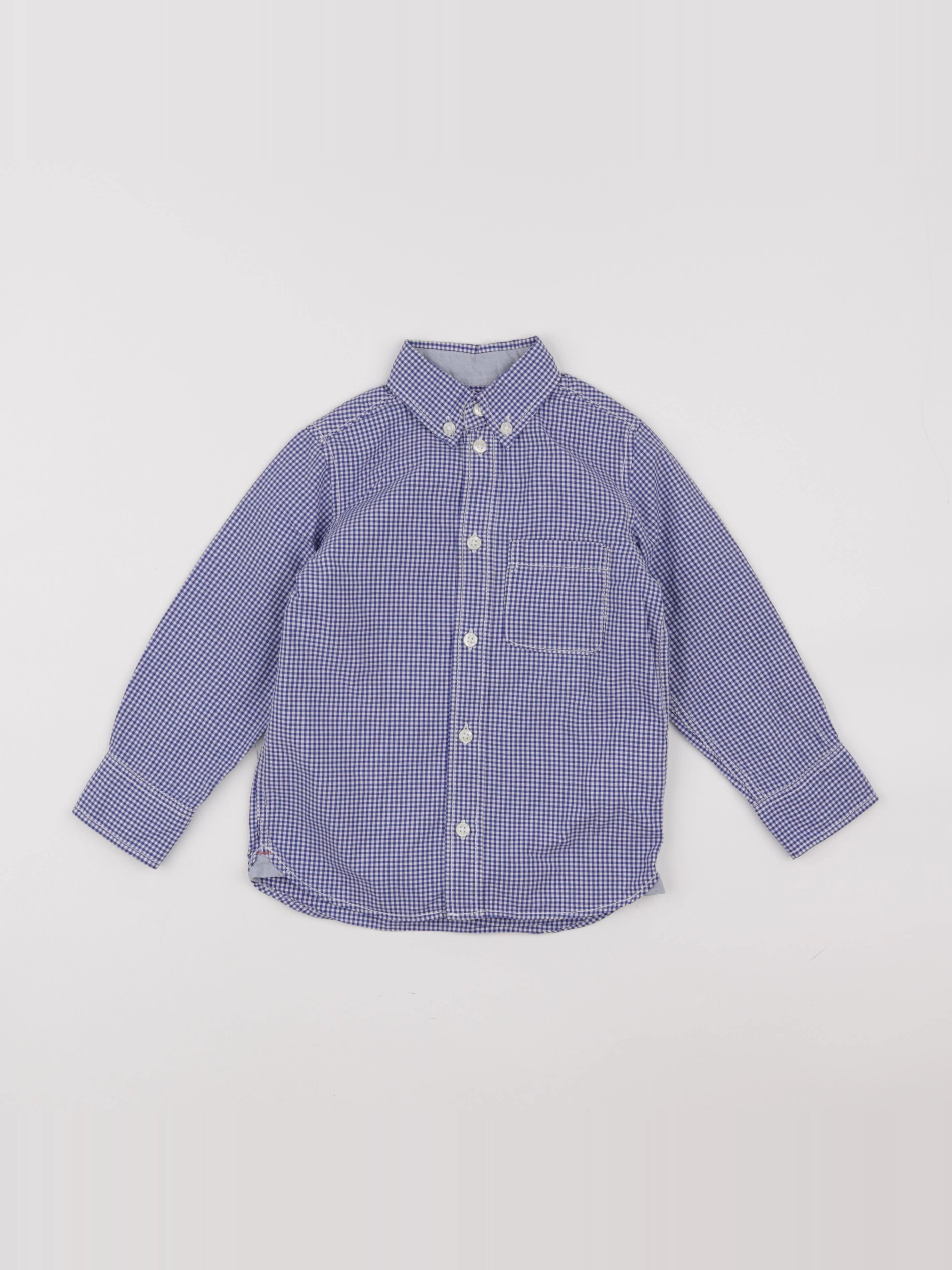 H&M - chemise bleu - 2/3 ans
