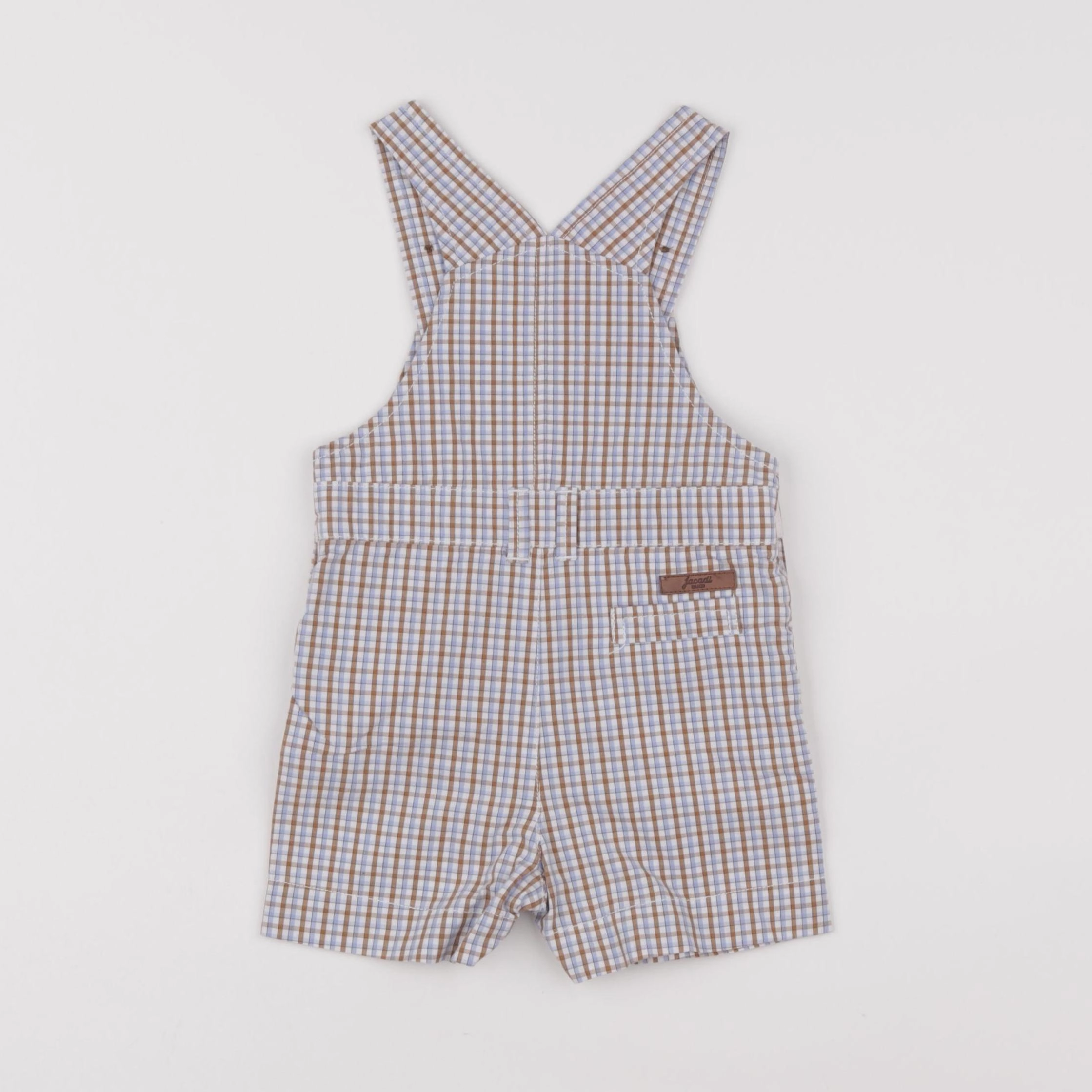 Jacadi - salopette bleu, marron - 6 mois