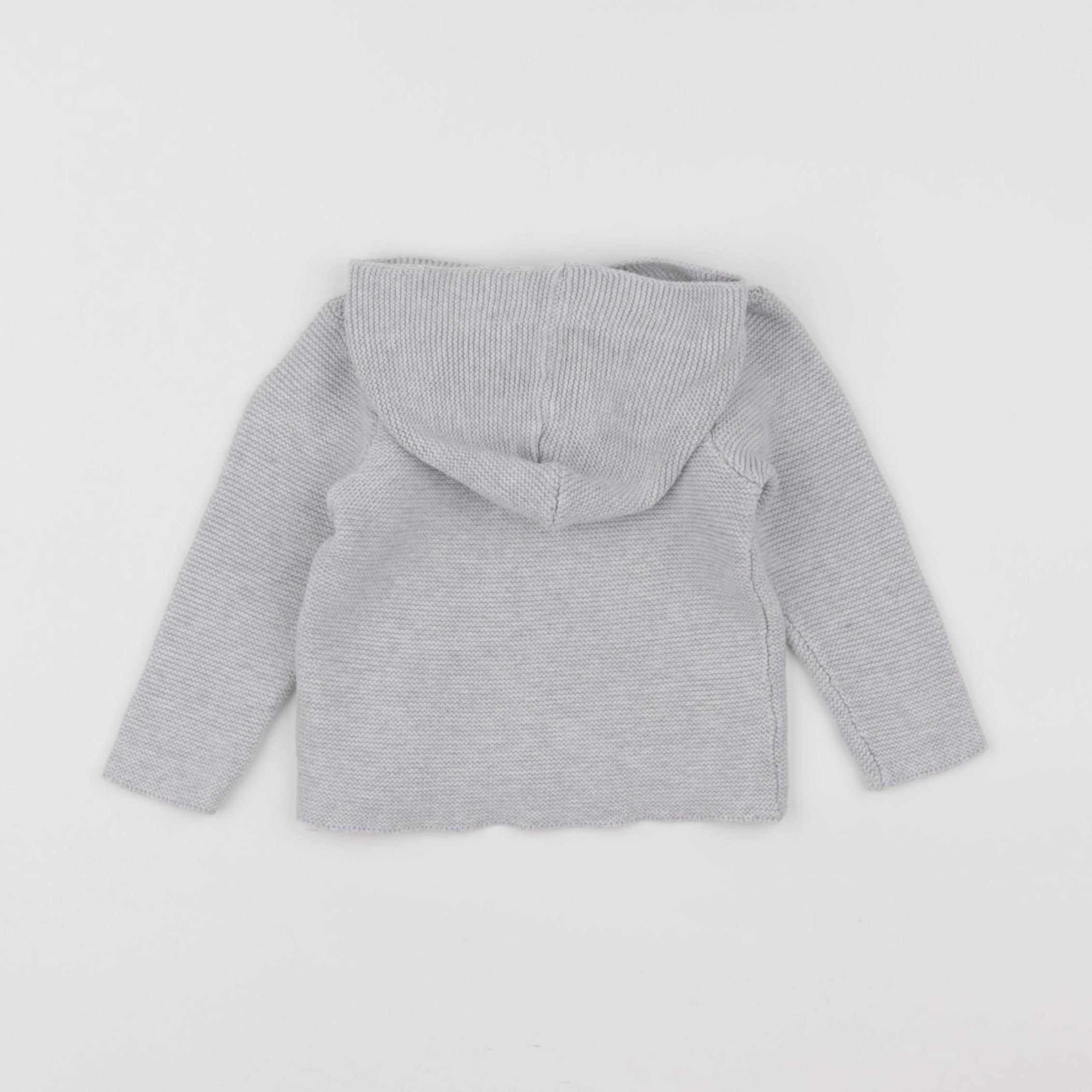 H&M - pull gris - 3/6 mois