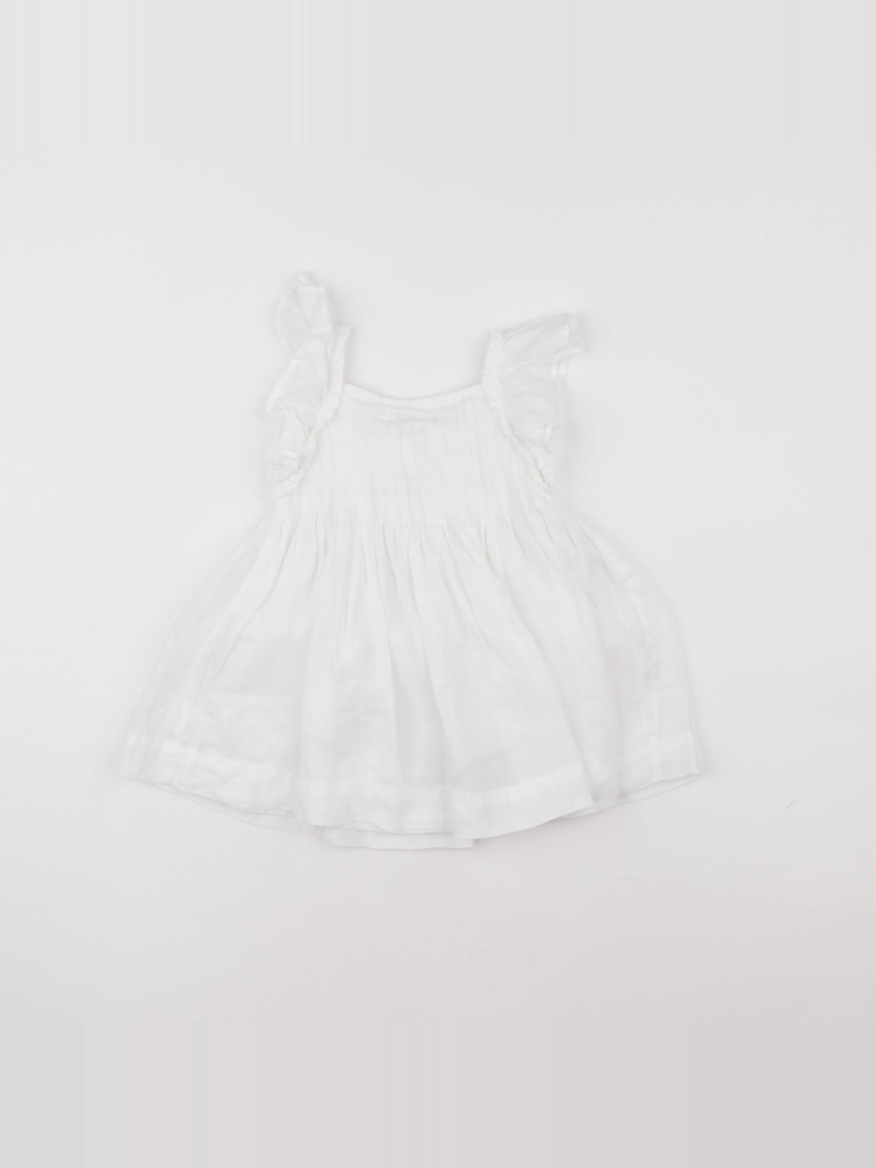 GAP - robe blanc - 12/18 mois
