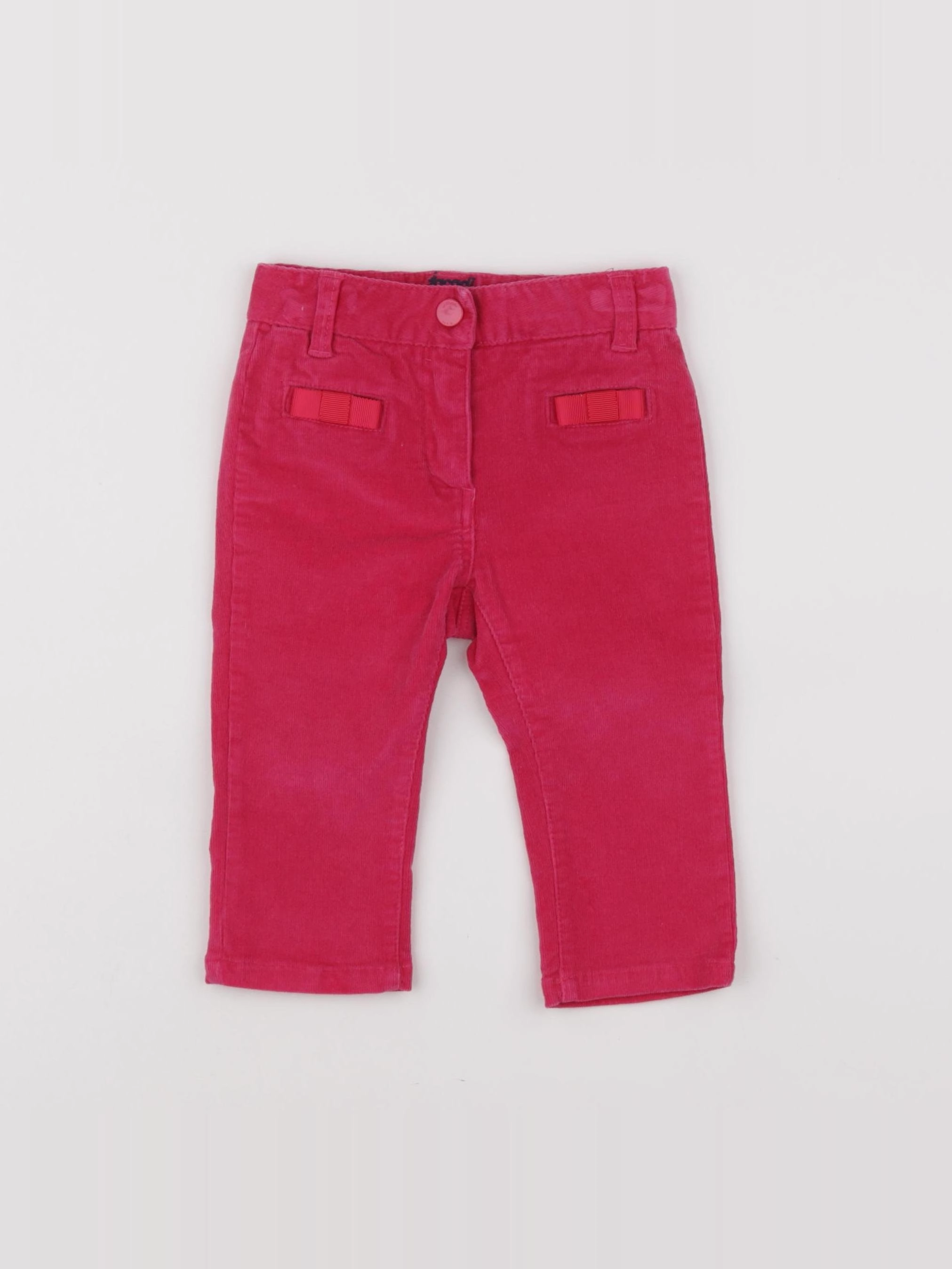 Jacadi - pantalon rose - 12 mois