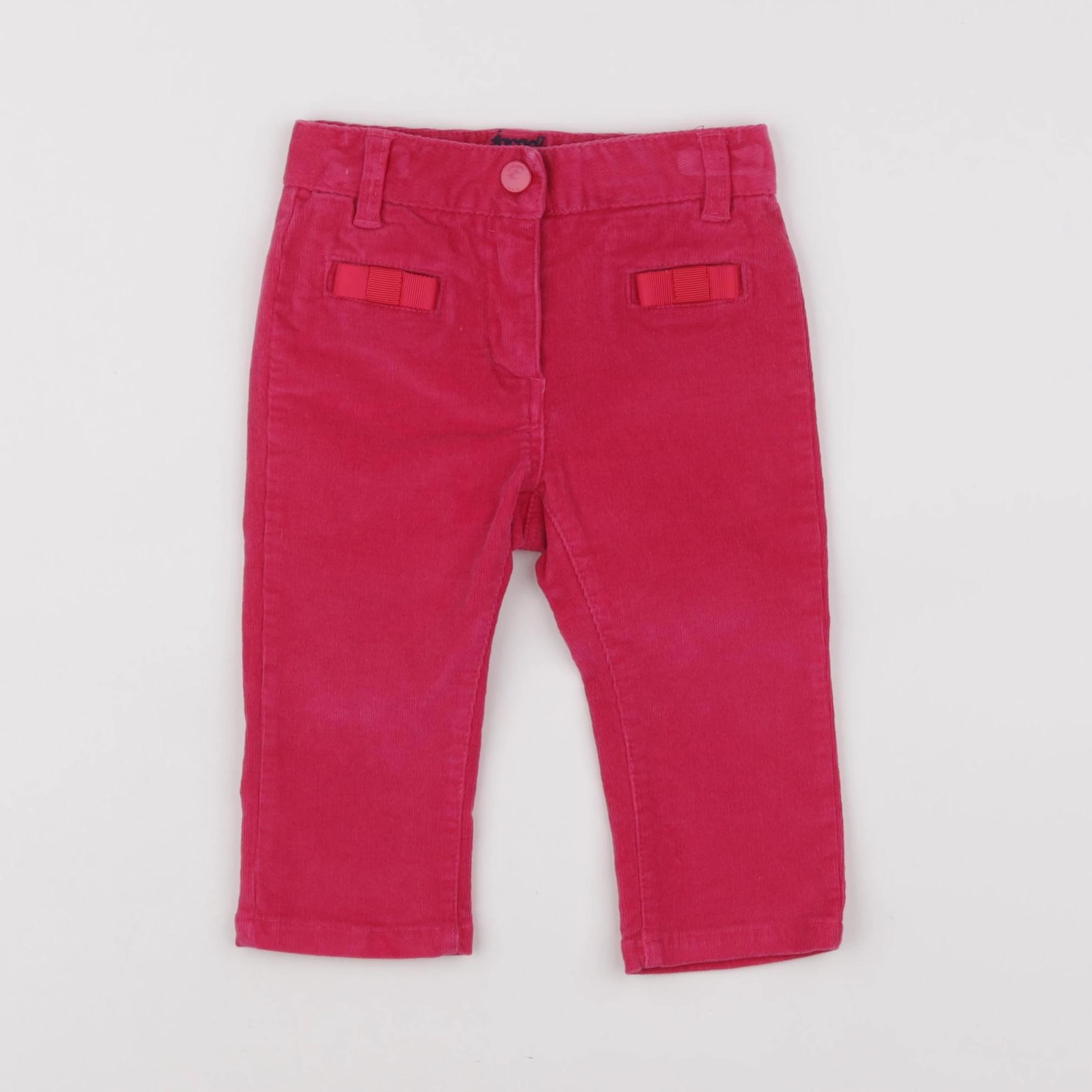 Jacadi - pantalon rose - 12 mois