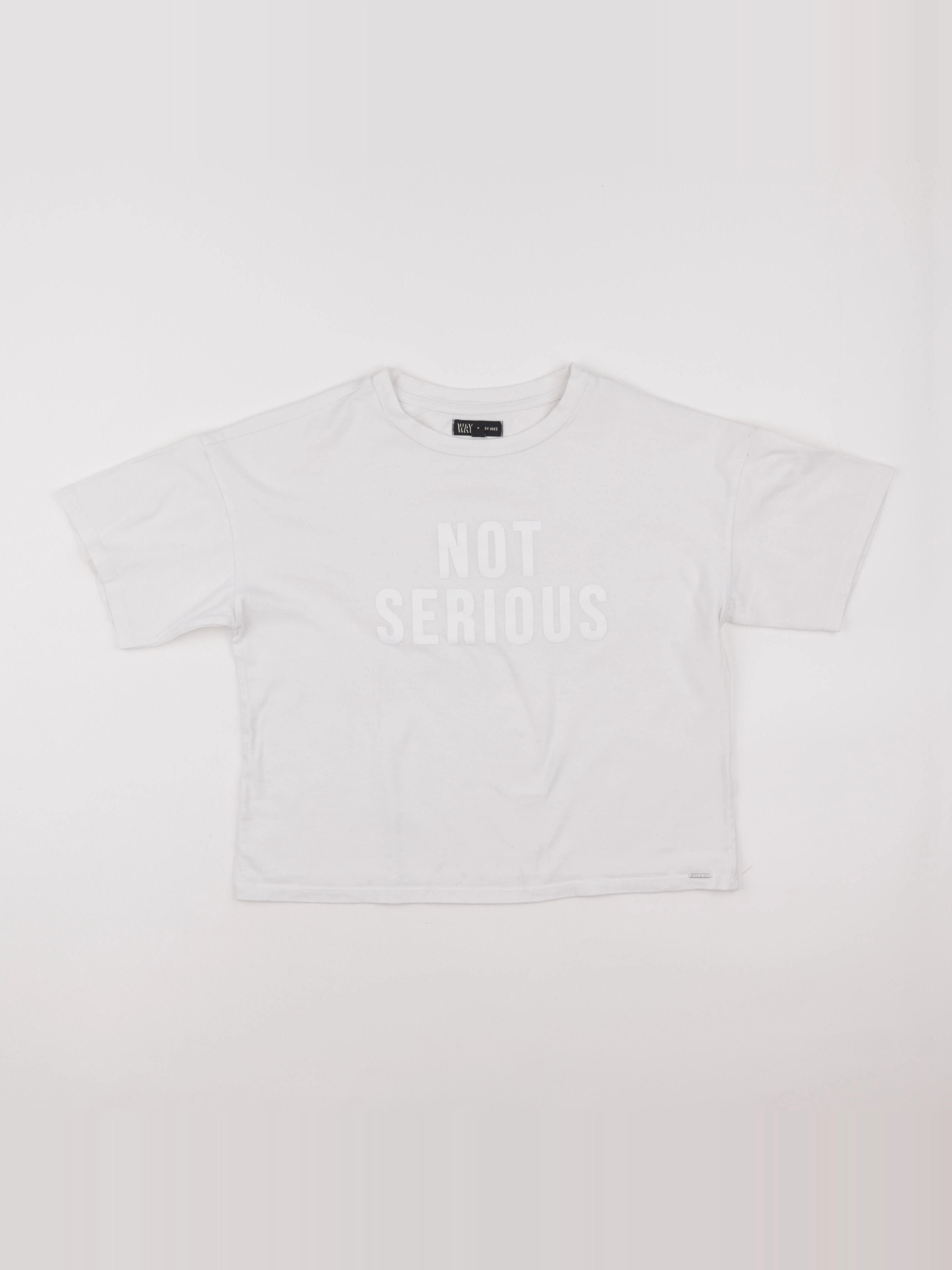 IKKS - tee-shirt blanc - 12 ans